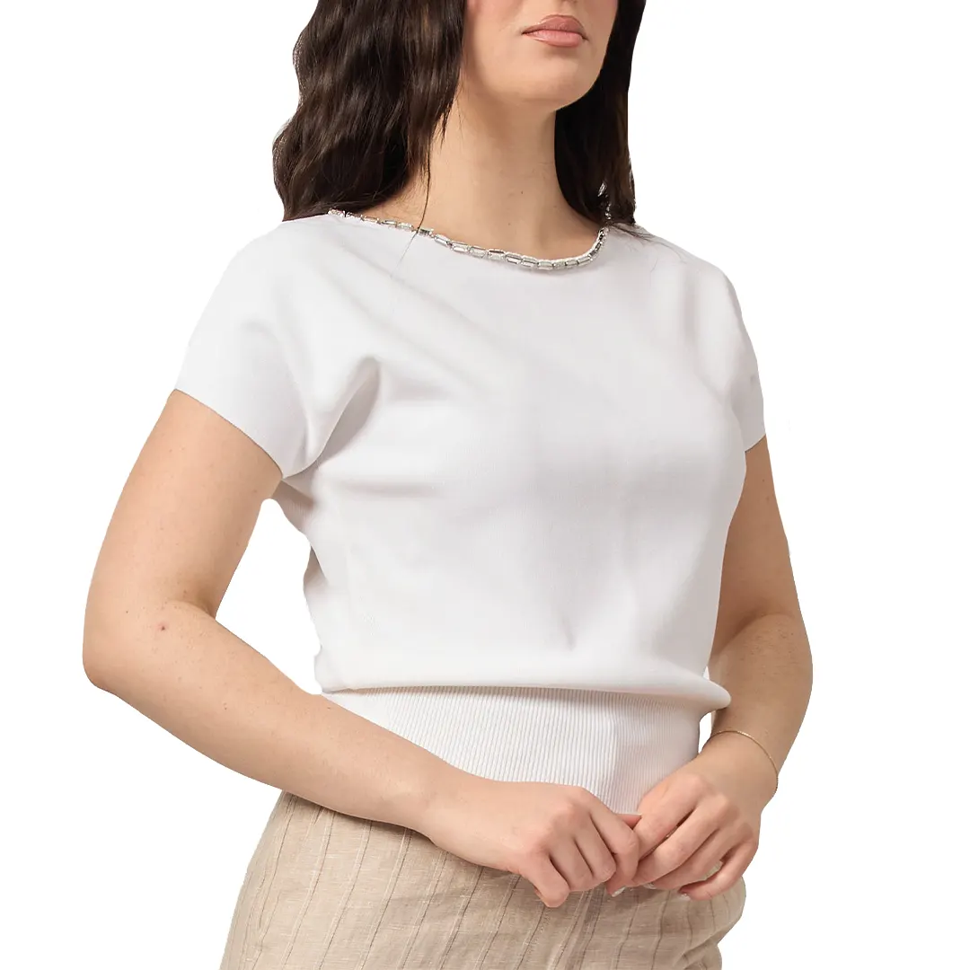 T-Shirt Gioiello Donna - Bianco - S/M