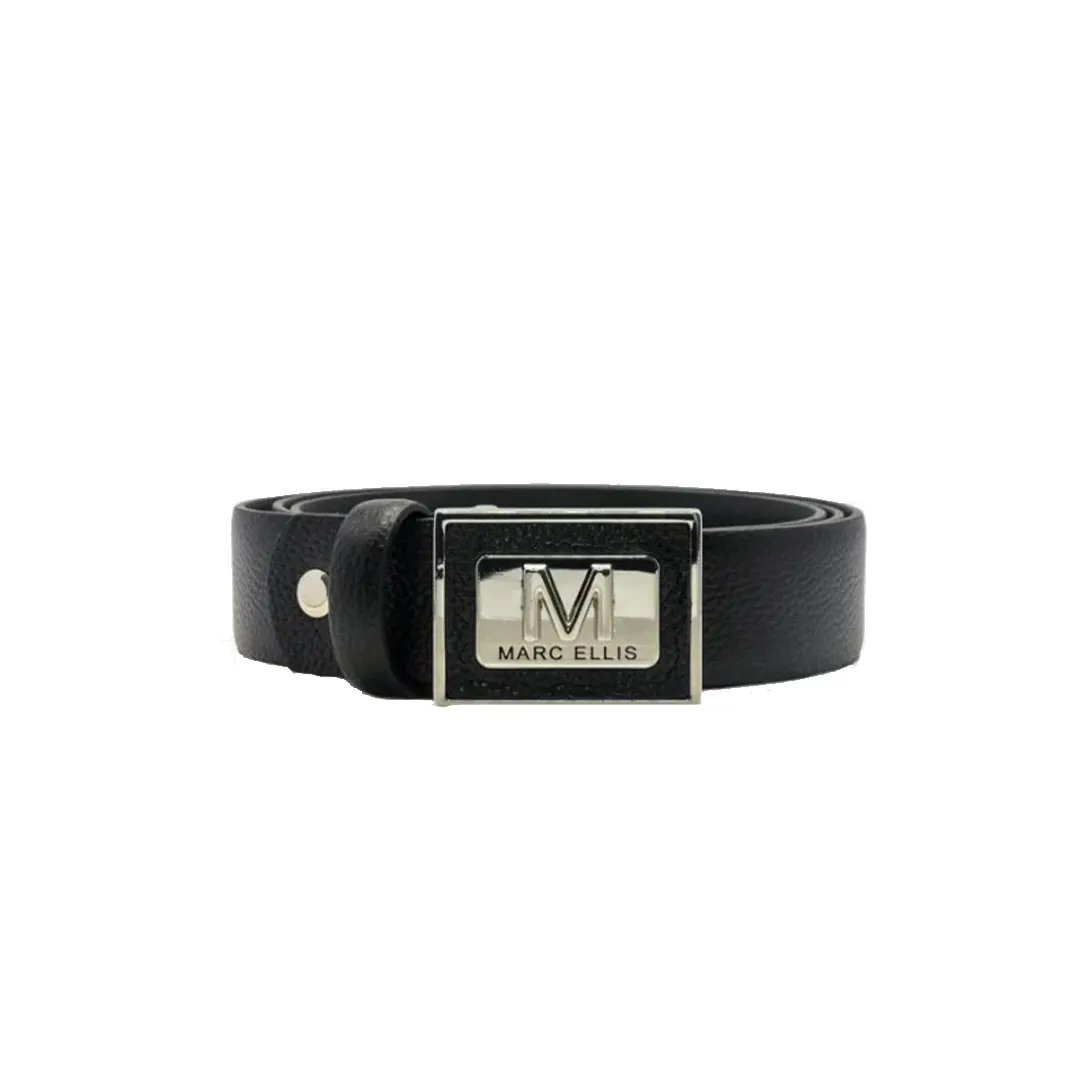 Cintura Donna - Nero Argento - 80cm