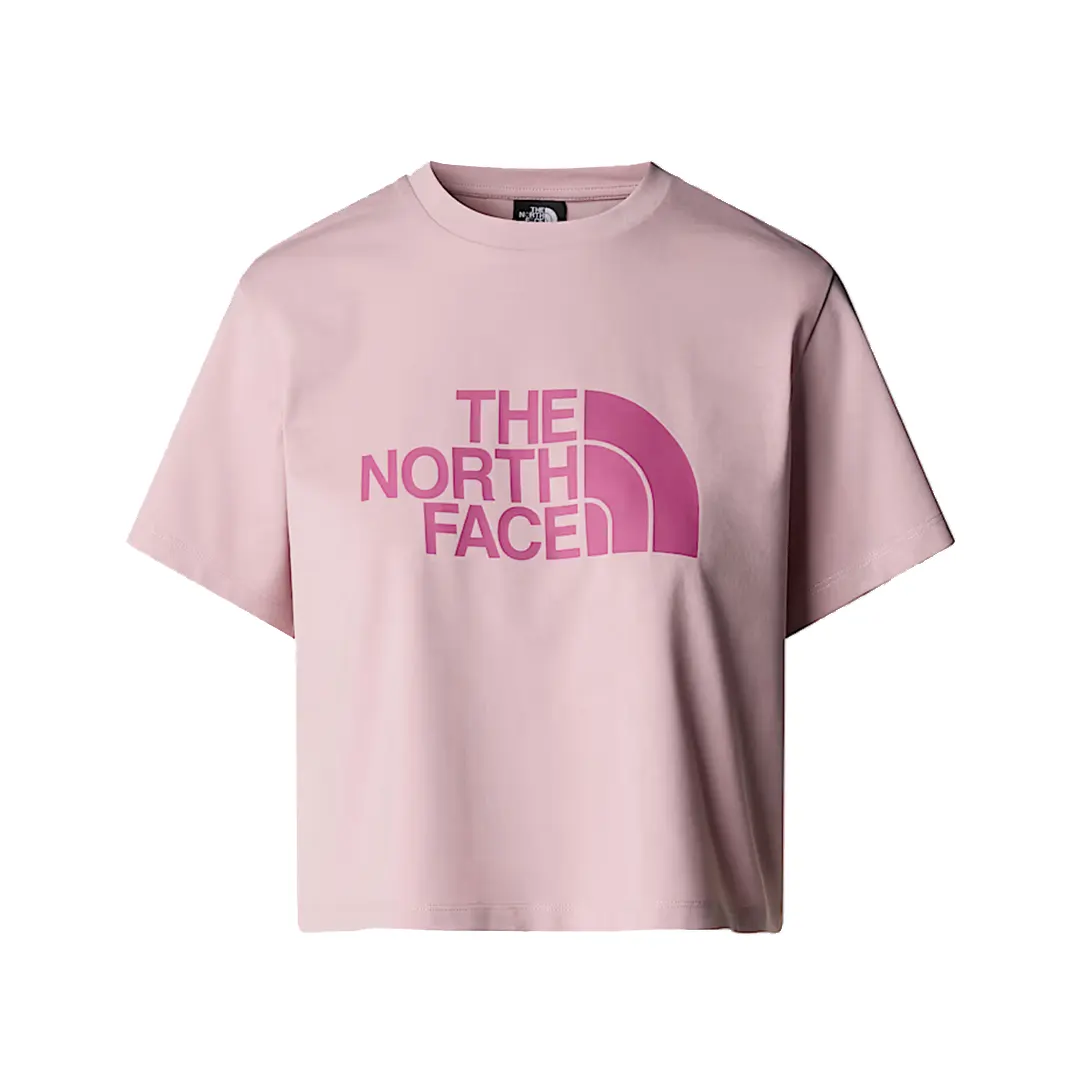 T-Shirt Donna Cropp - Rosa Antico - S