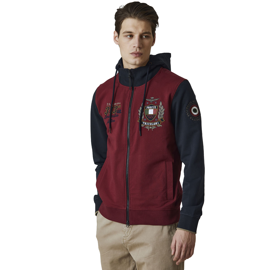 Felpa Navy Bordeaux - XL