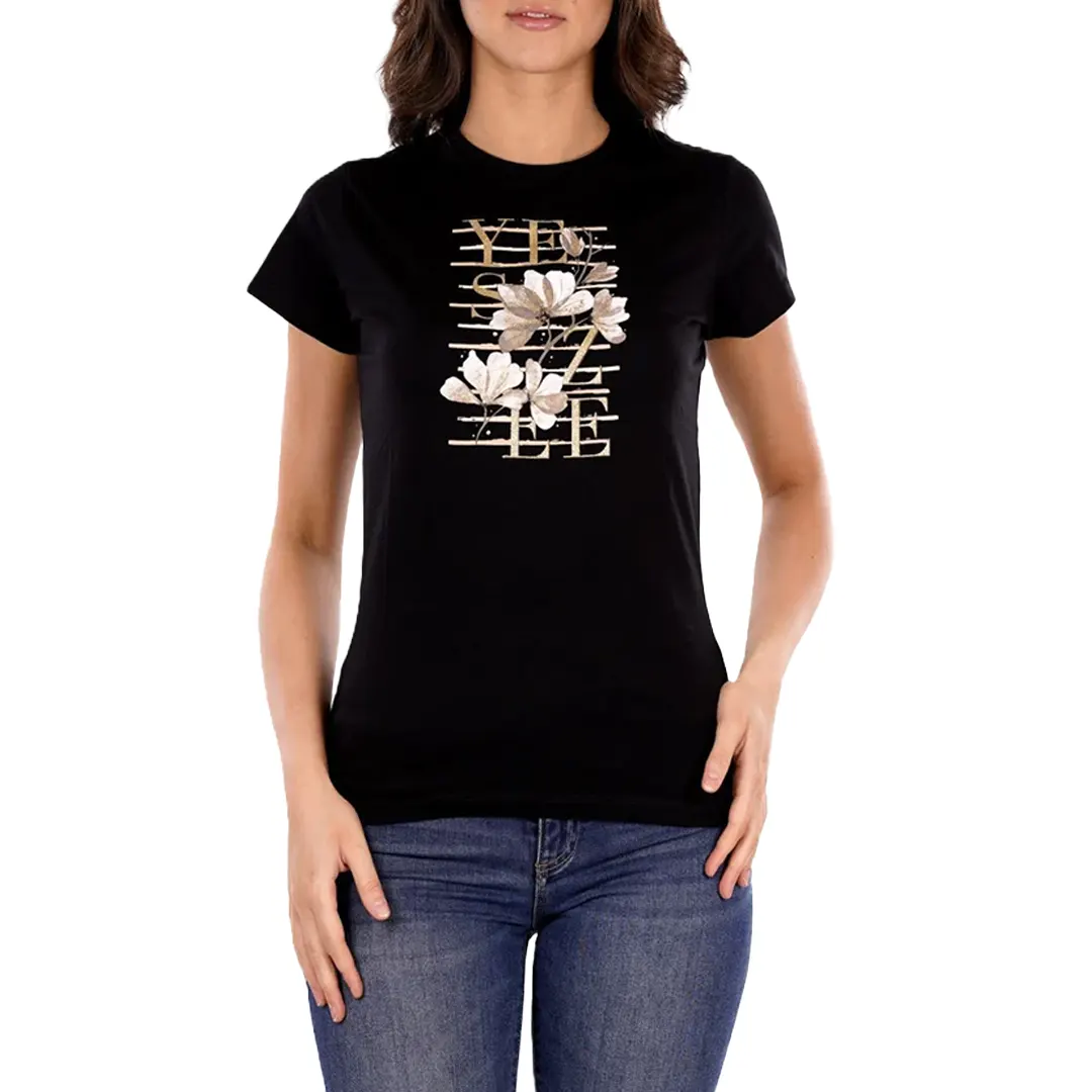 T-Shirt Donna - Nero - XS