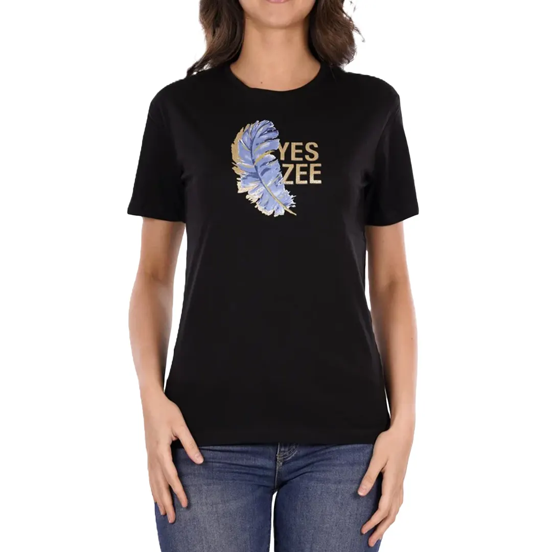 T-Shirt Donna - Nero - XS