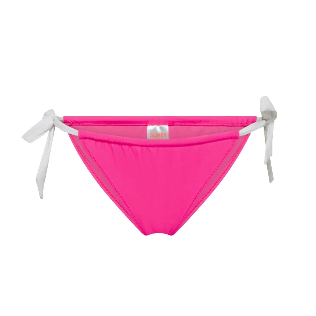 Costume Slip Donna - Fucsia Bianco - S/M