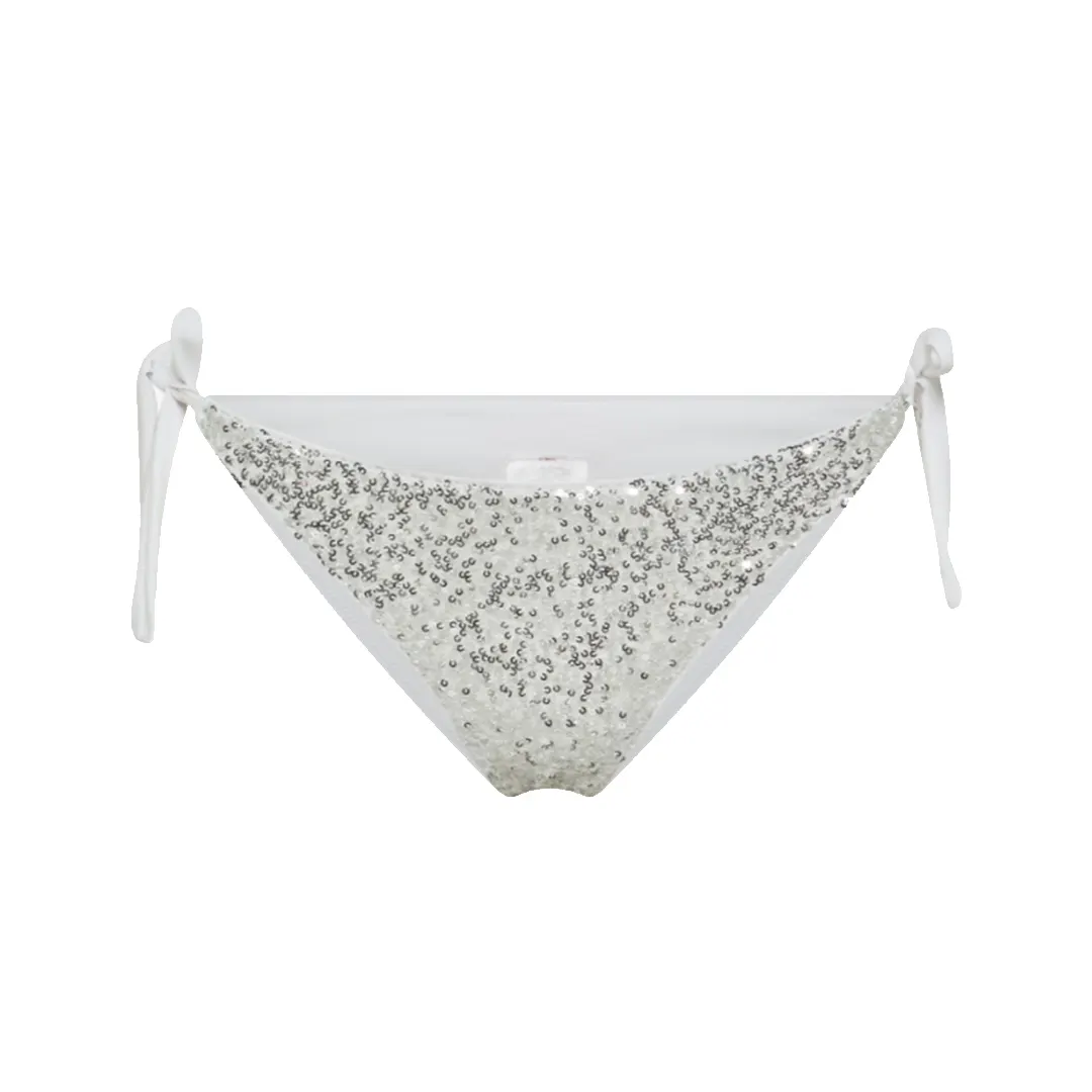 Costume Slip Donna - Bianco Argento - L/XL