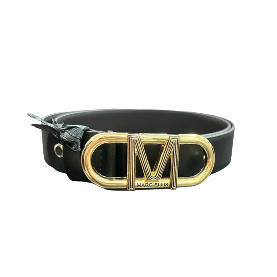Cintura Donna - Nero Oro - 80cm