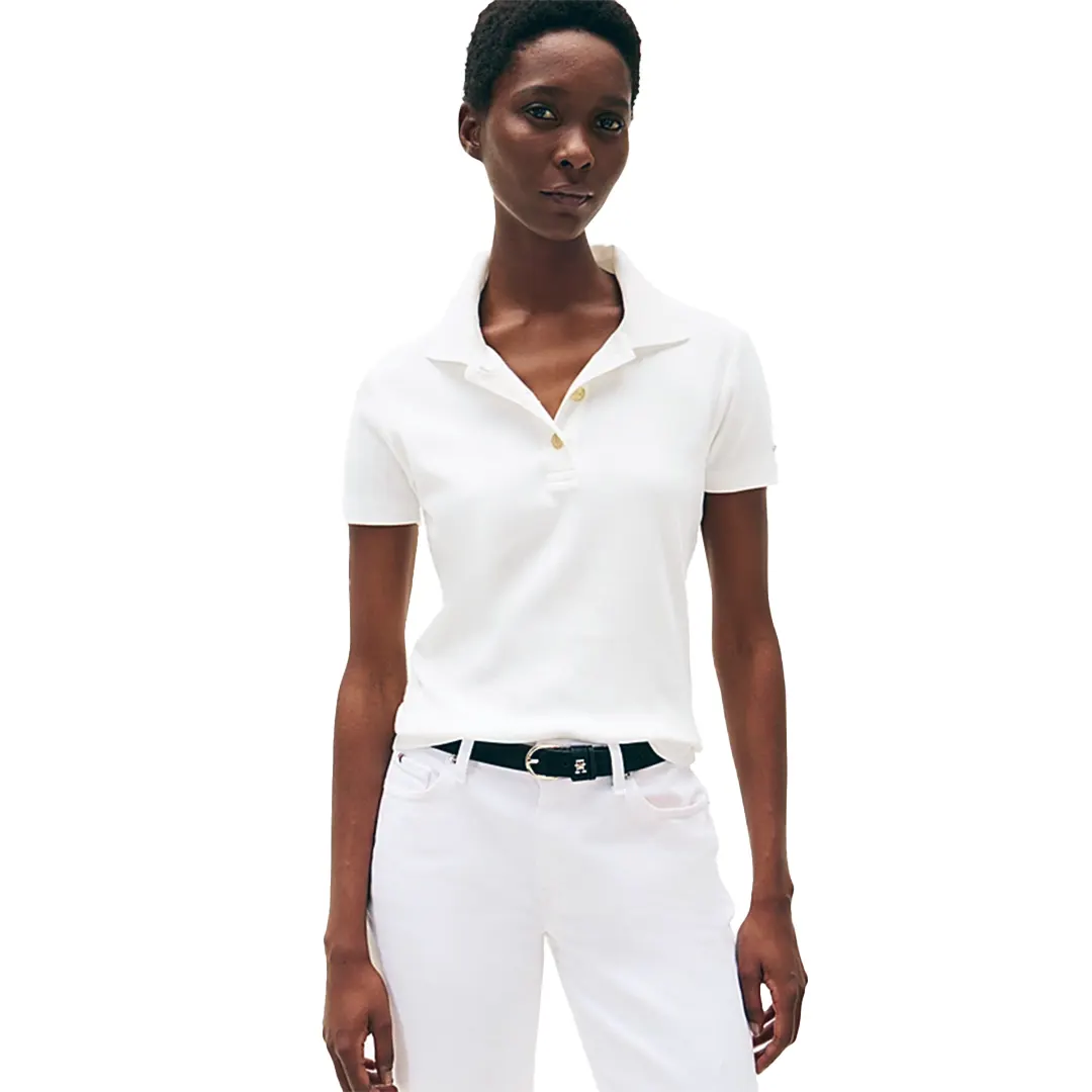 Polo Slim Donna - Ecru - XS