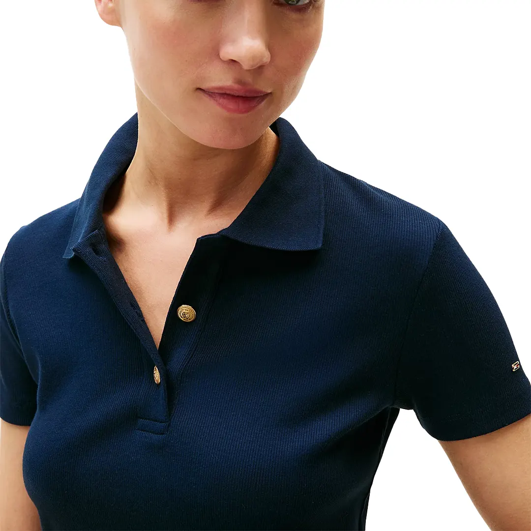 Polo Slim Donna - Navy Scuro - S