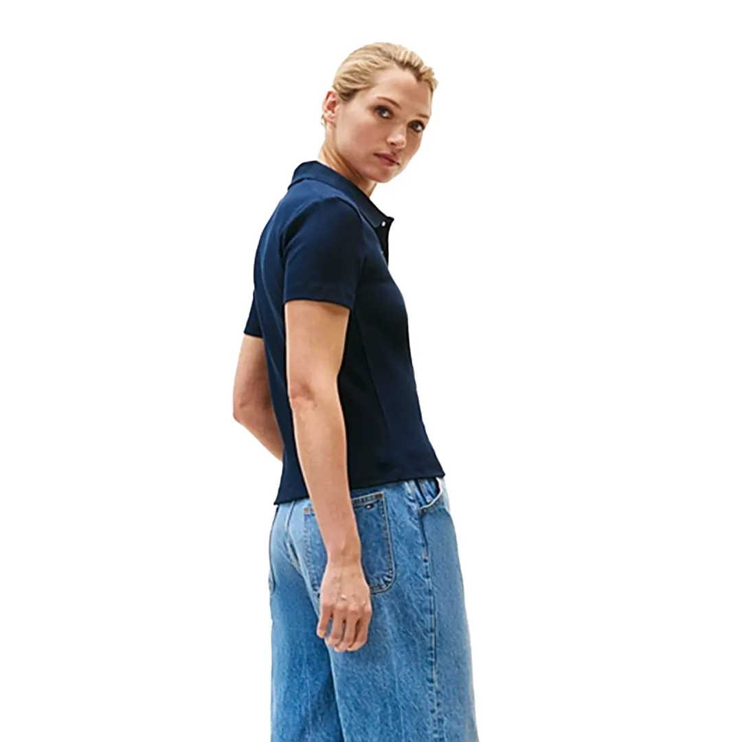 Polo Slim Donna - Navy Scuro - S