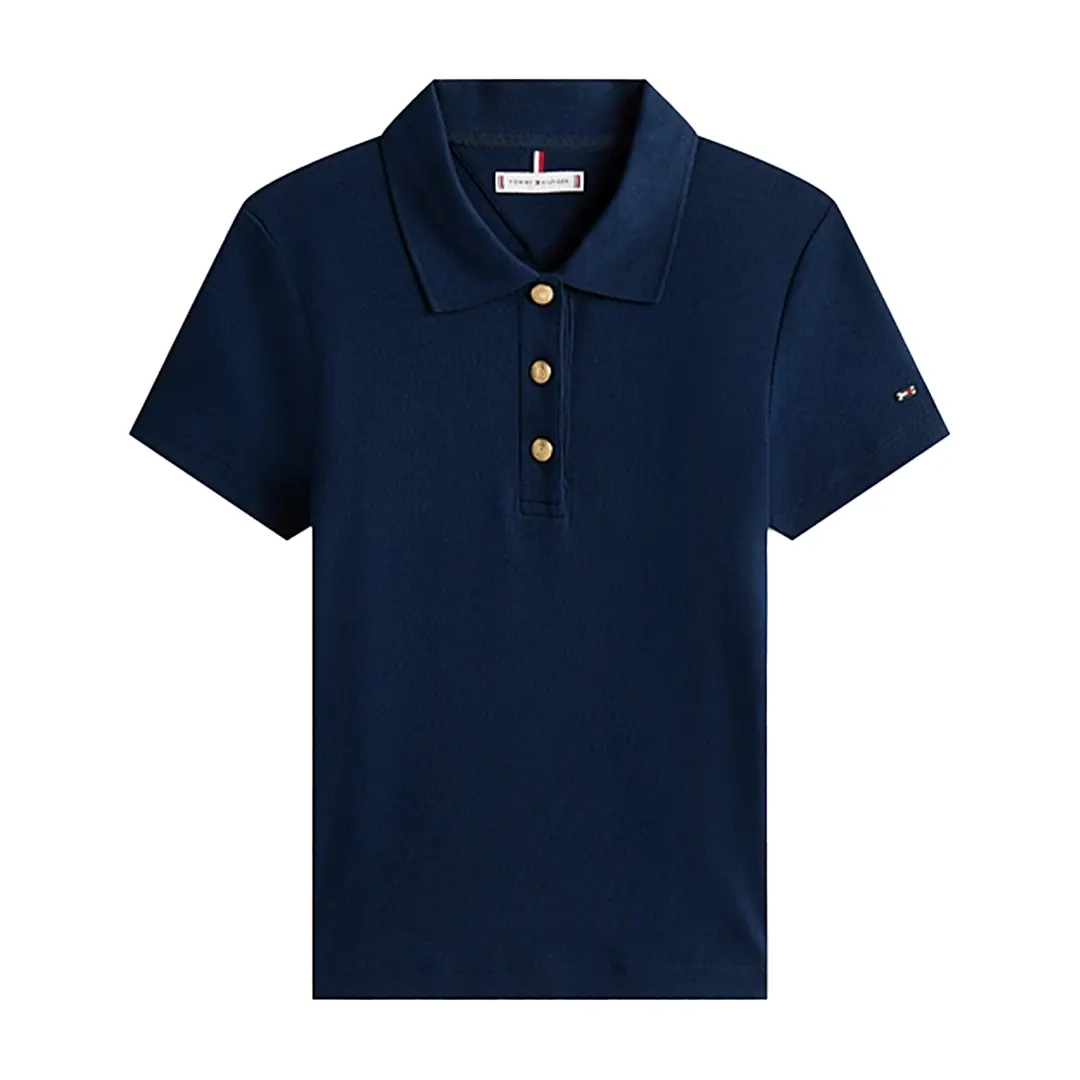 Polo Slim Donna - Navy Scuro - S