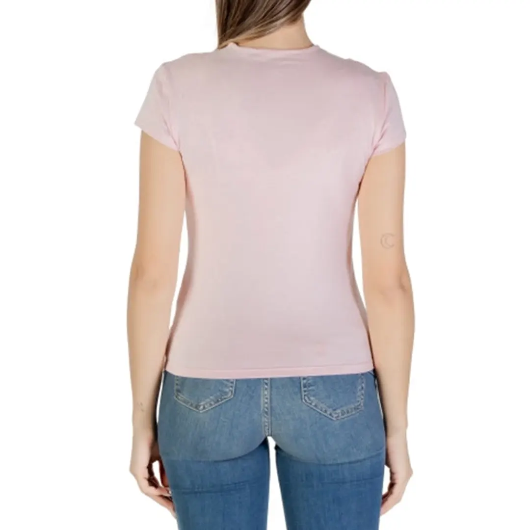 T-Shirt Slim Donna - Rosa Pallido - S