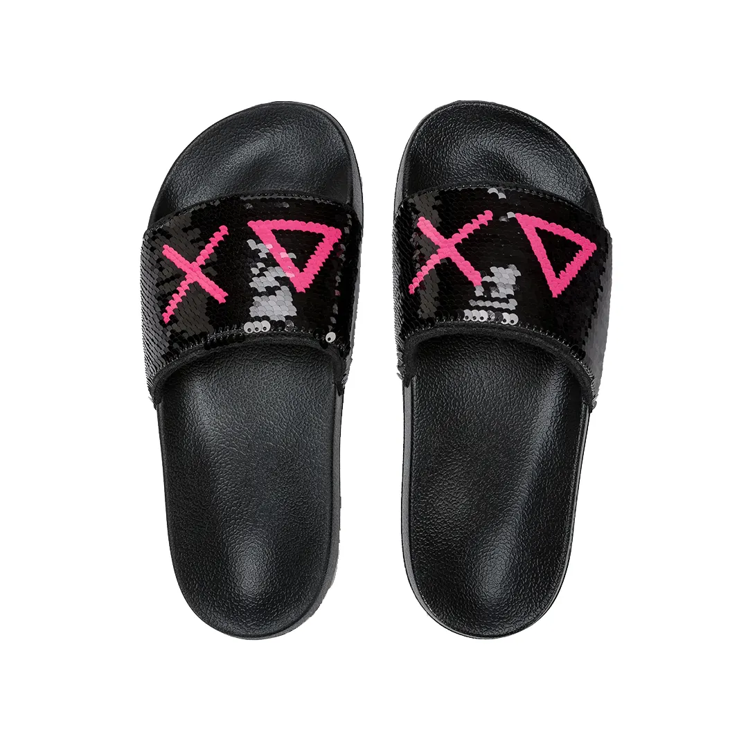 Ciabatte - Nero Fucsia - 36