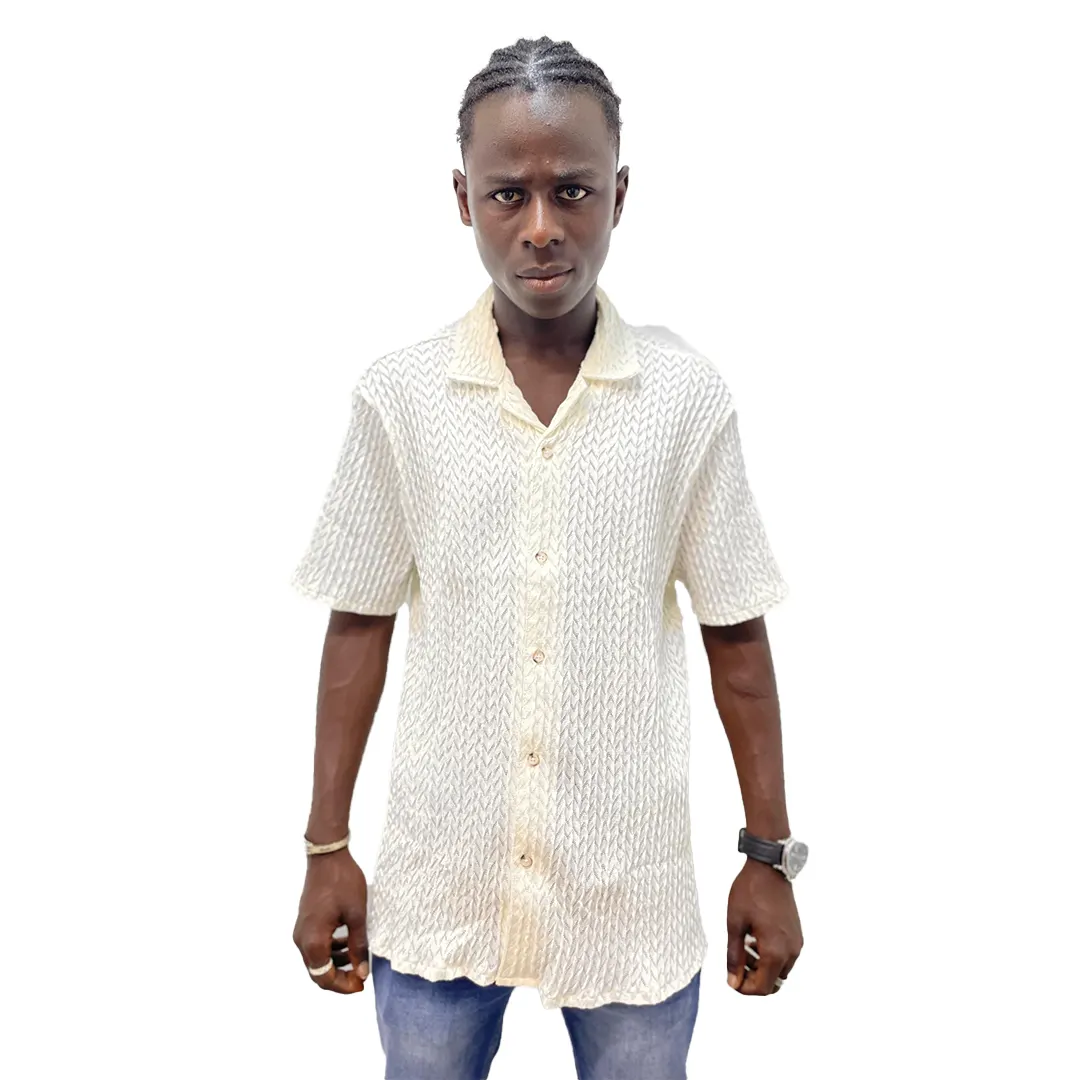 Camicia Traforata - Bianco - M