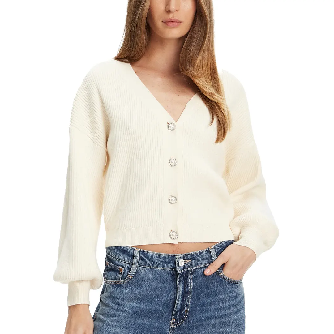 Cardigan Donna - Crema - S