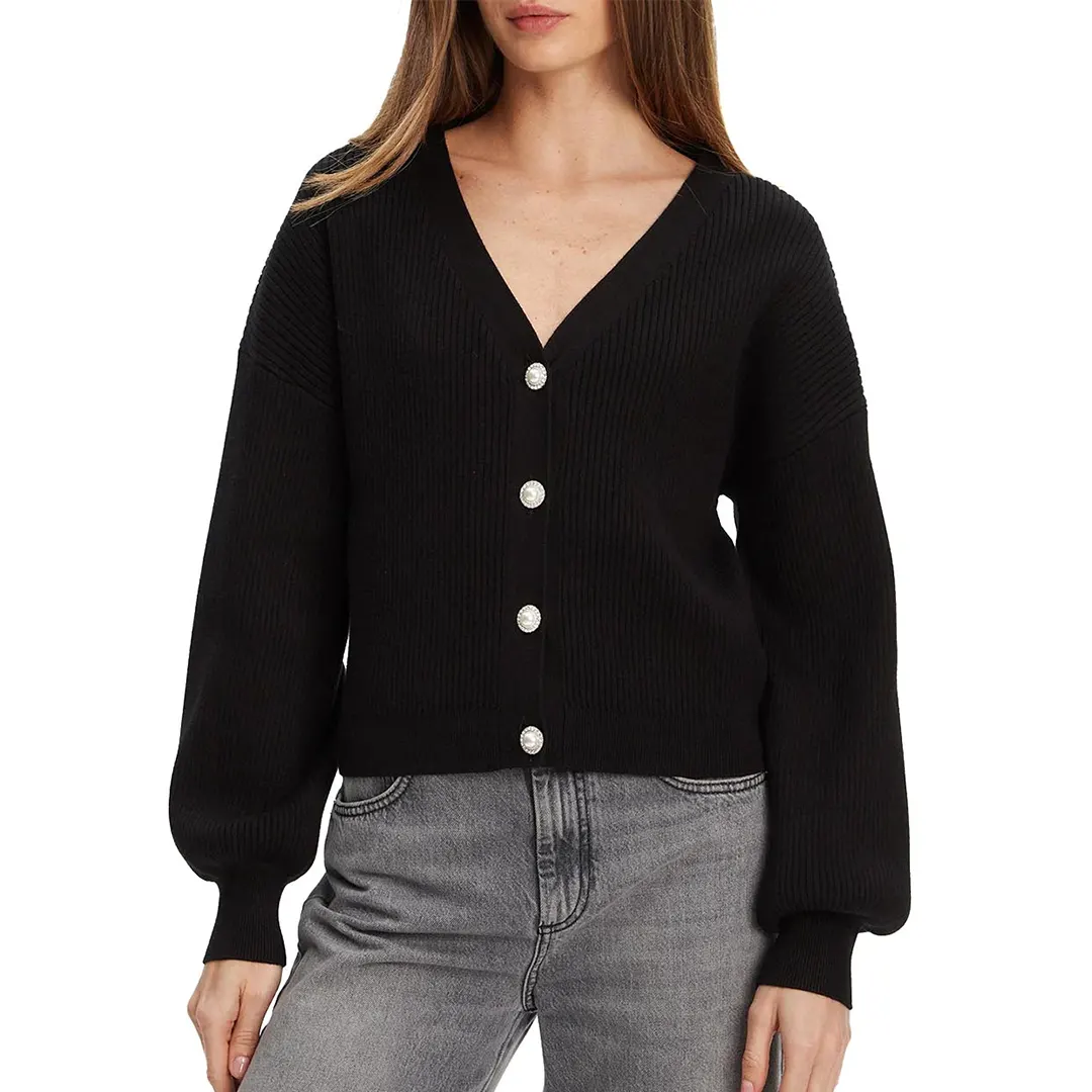 Cardigan Donna - Nero - XS