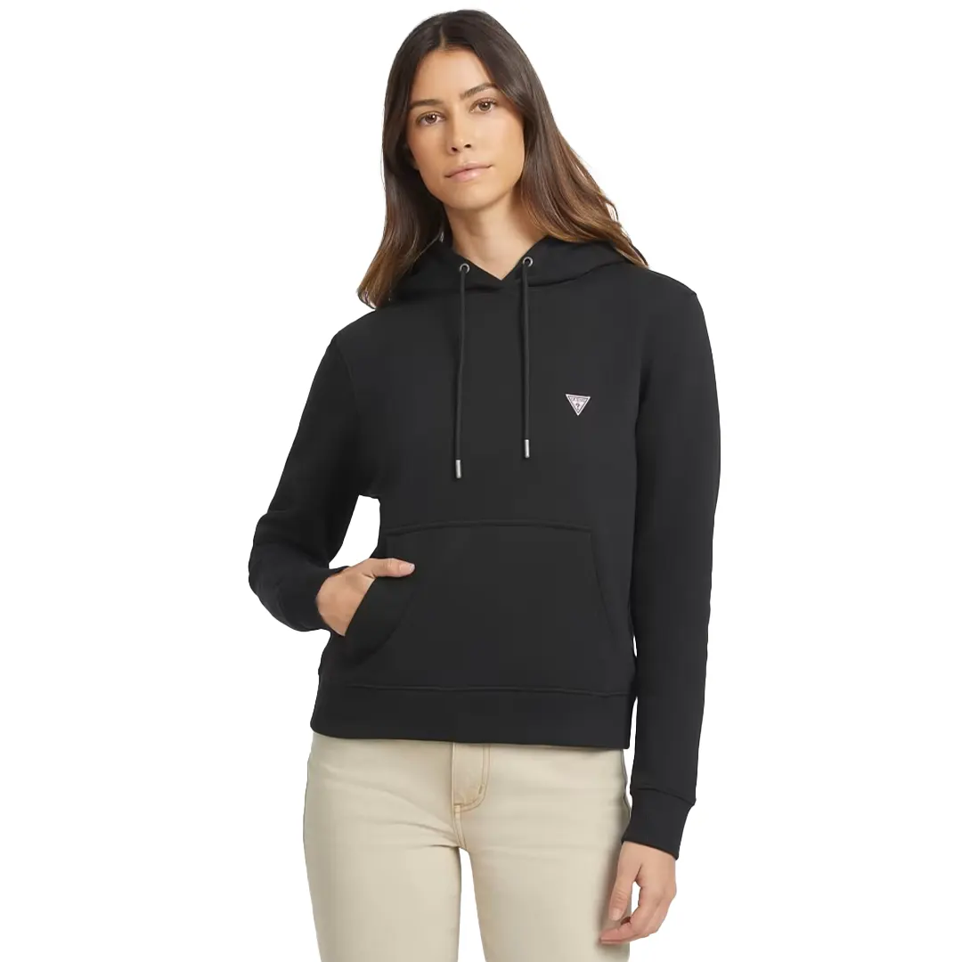 Felpa Cappuccio Donna - Nero - XS