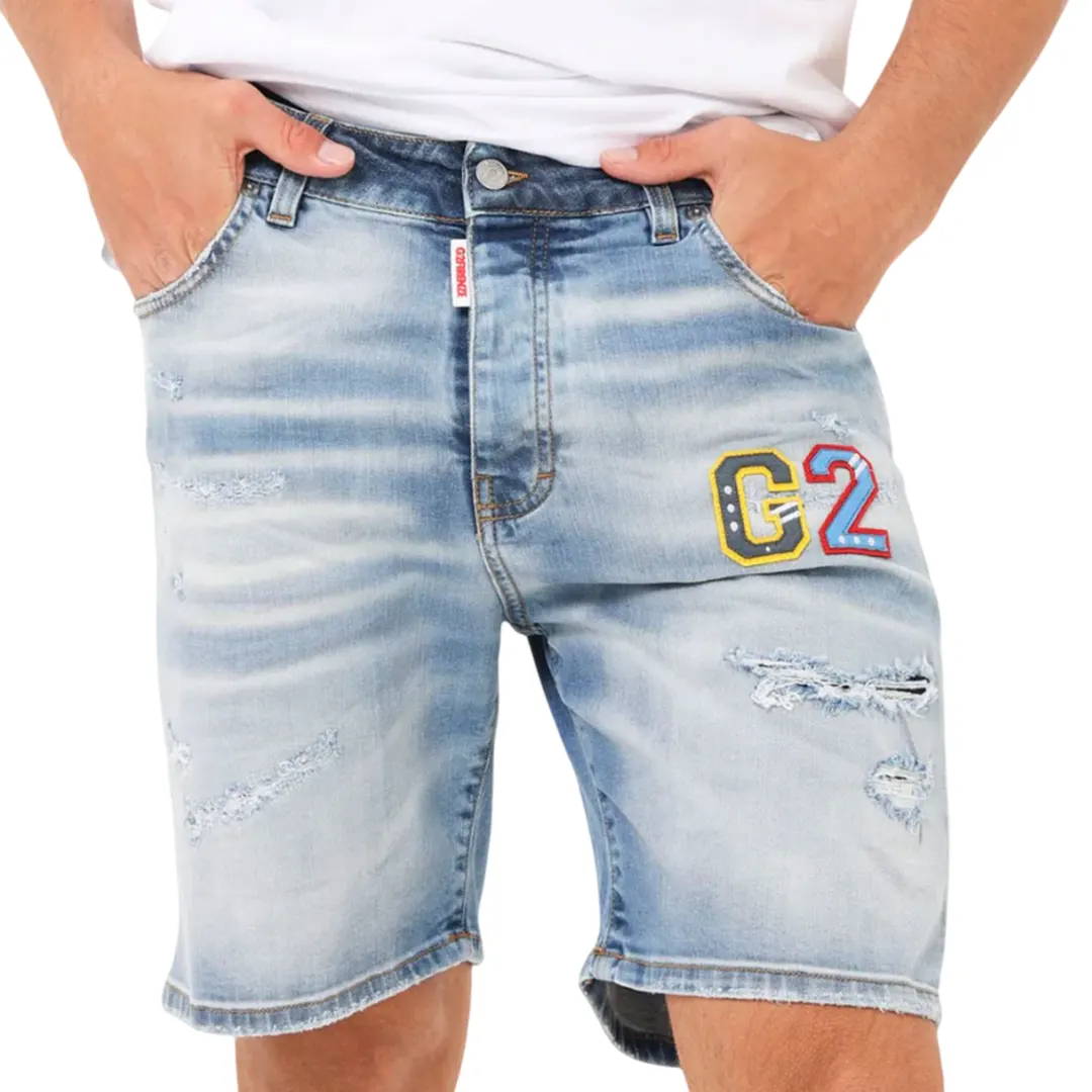 Bermuda Jeans - Denim Chiaro - 46