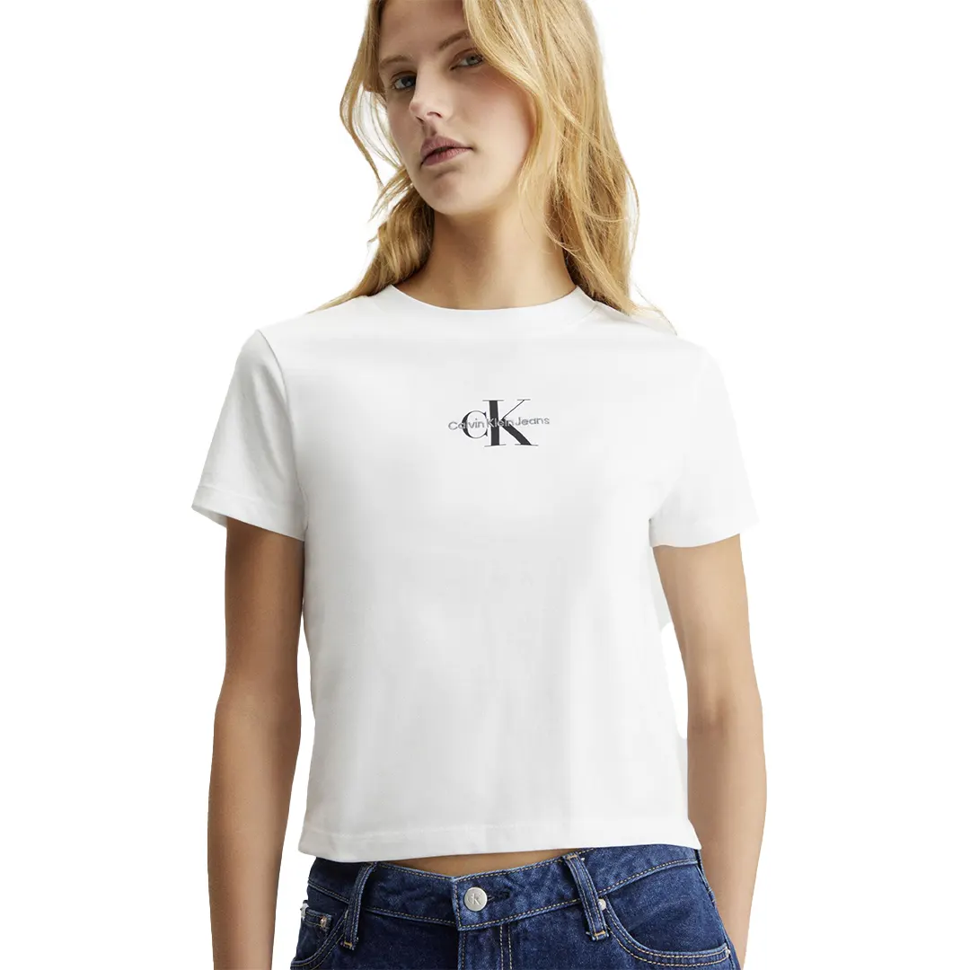 T-Shirt Donna - Bianco Brillante - XS