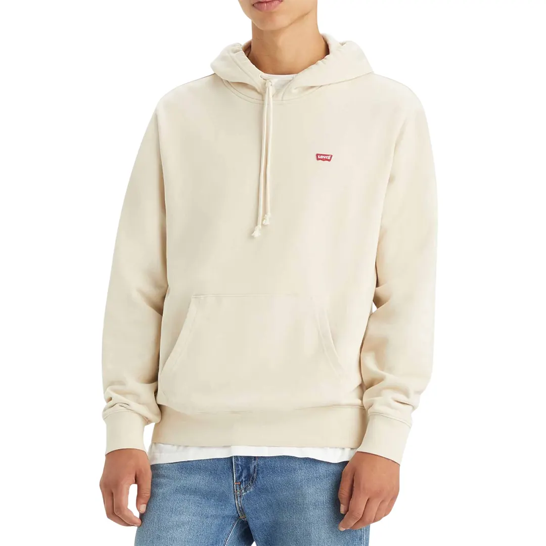 Felpa CON CAPPUCCIO - Beige - S