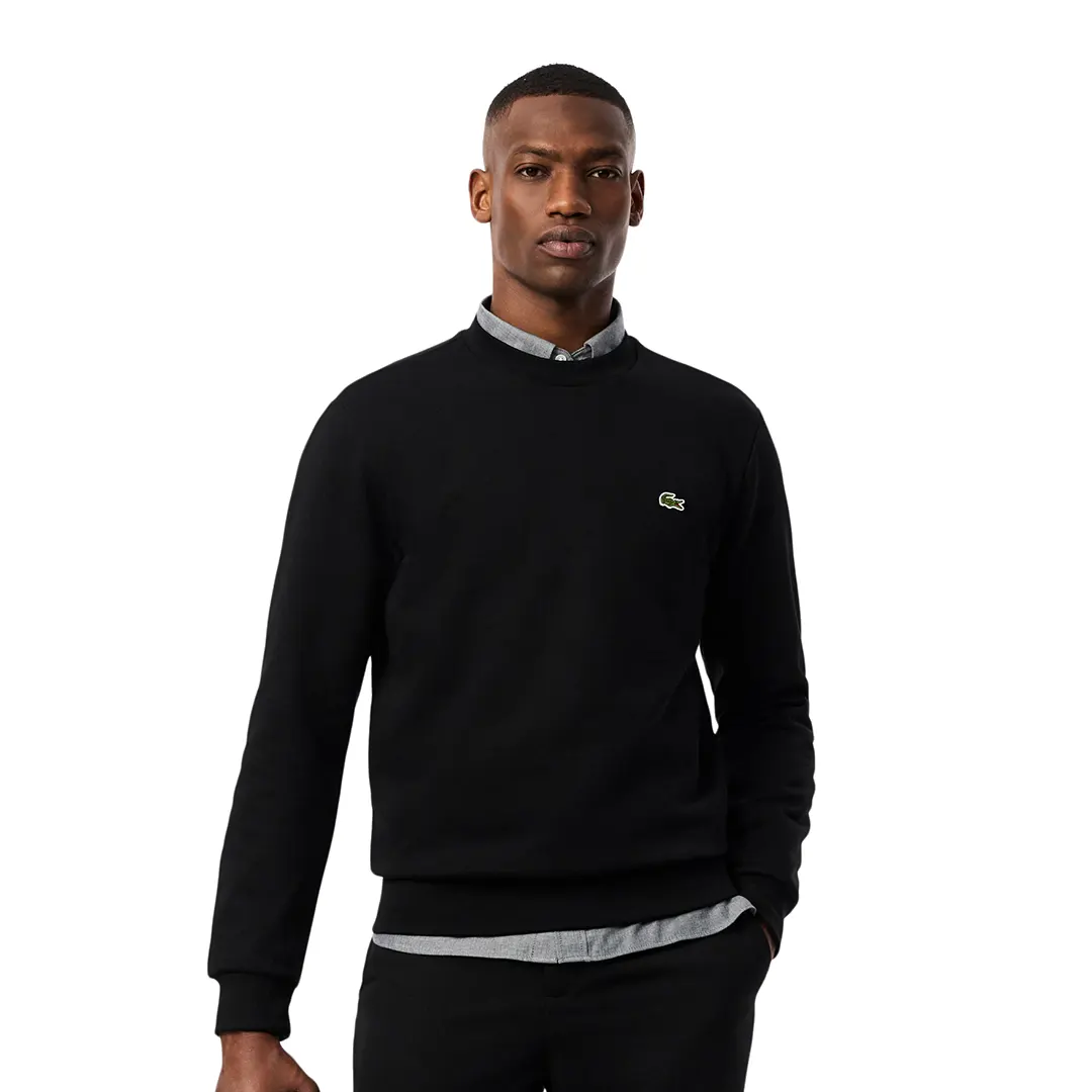 Felpa In Pile Spazzolato - Nero - 3/S