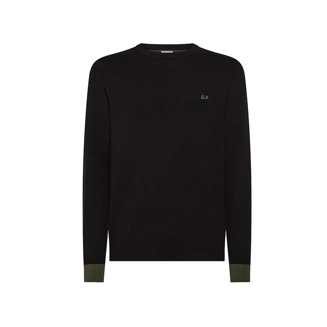 Maglia Misto Lana - Nero - M