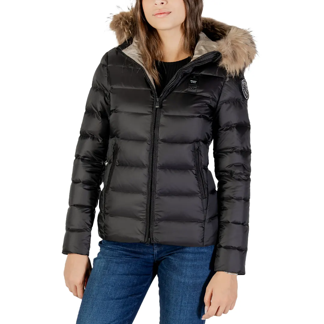 PIUMINO A RIGHE ARCADIA - Nero - XS