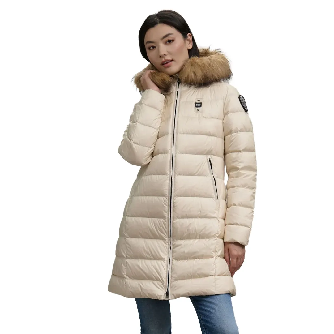 Piumino Lungo Pelliccia Kristin Donna