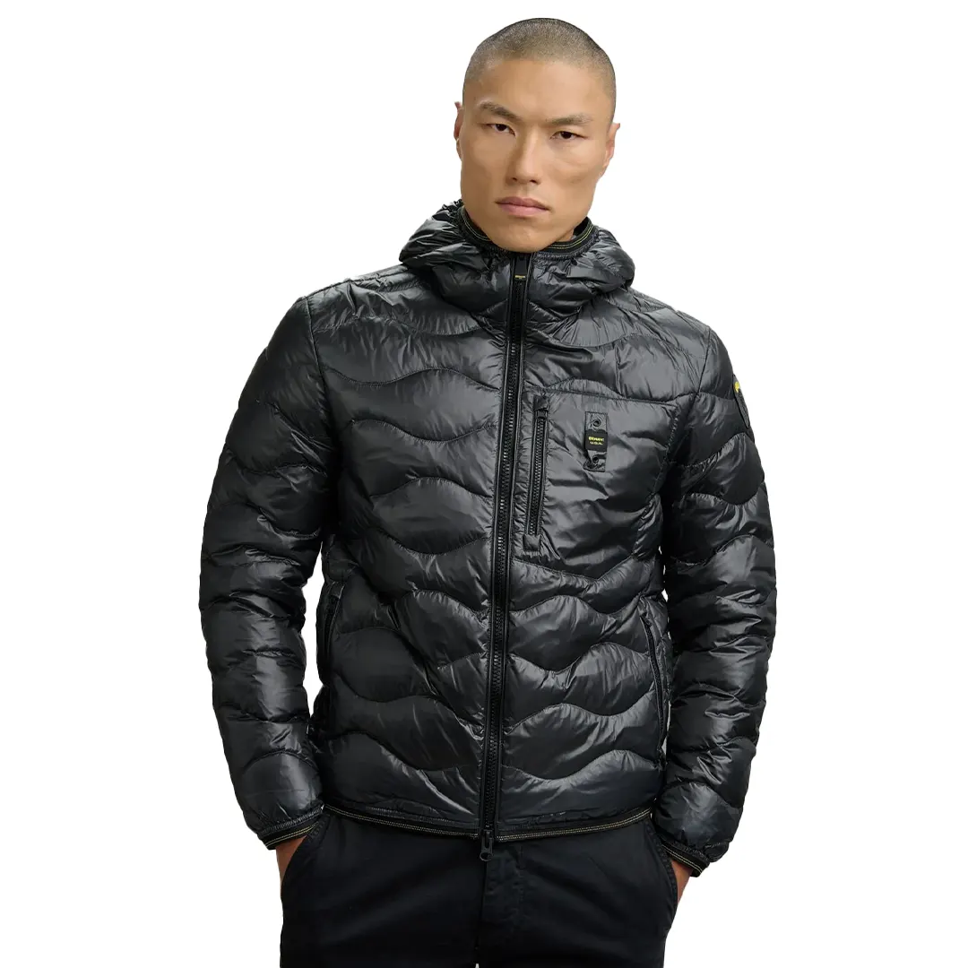 Piumino Onde Wave - Nero - M