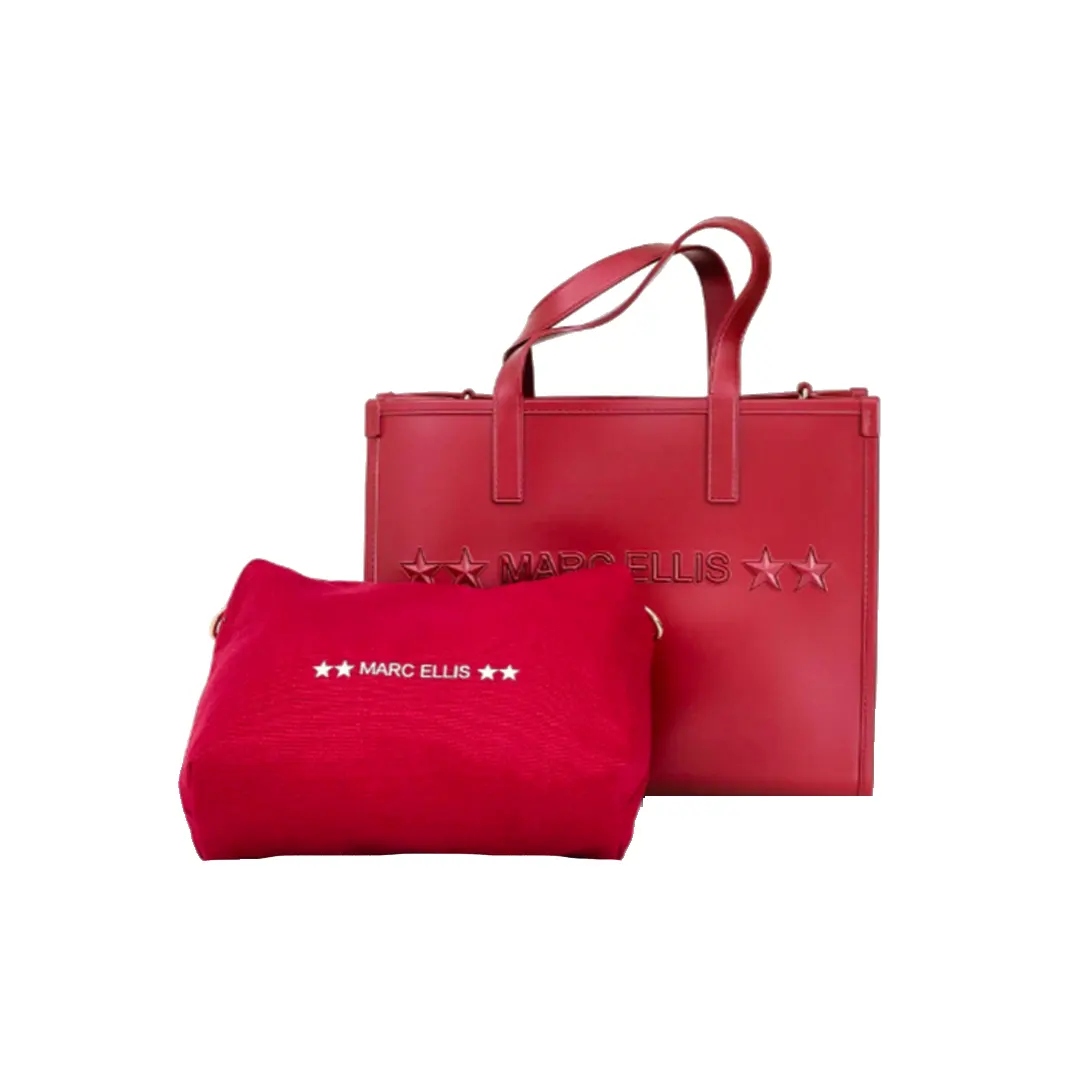 Borsa a Mano - Rosso Dalia Oro