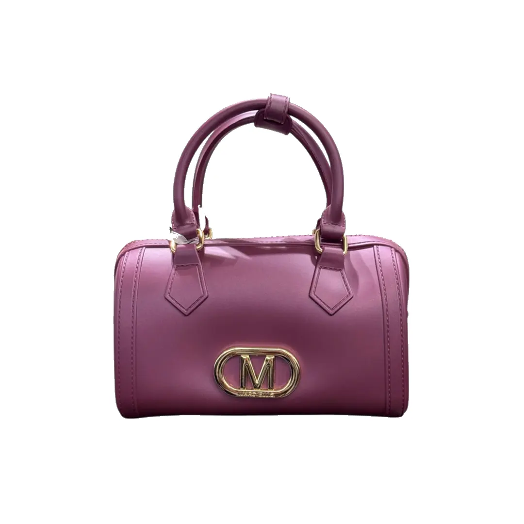 Borsa A Mano - Viola Oro