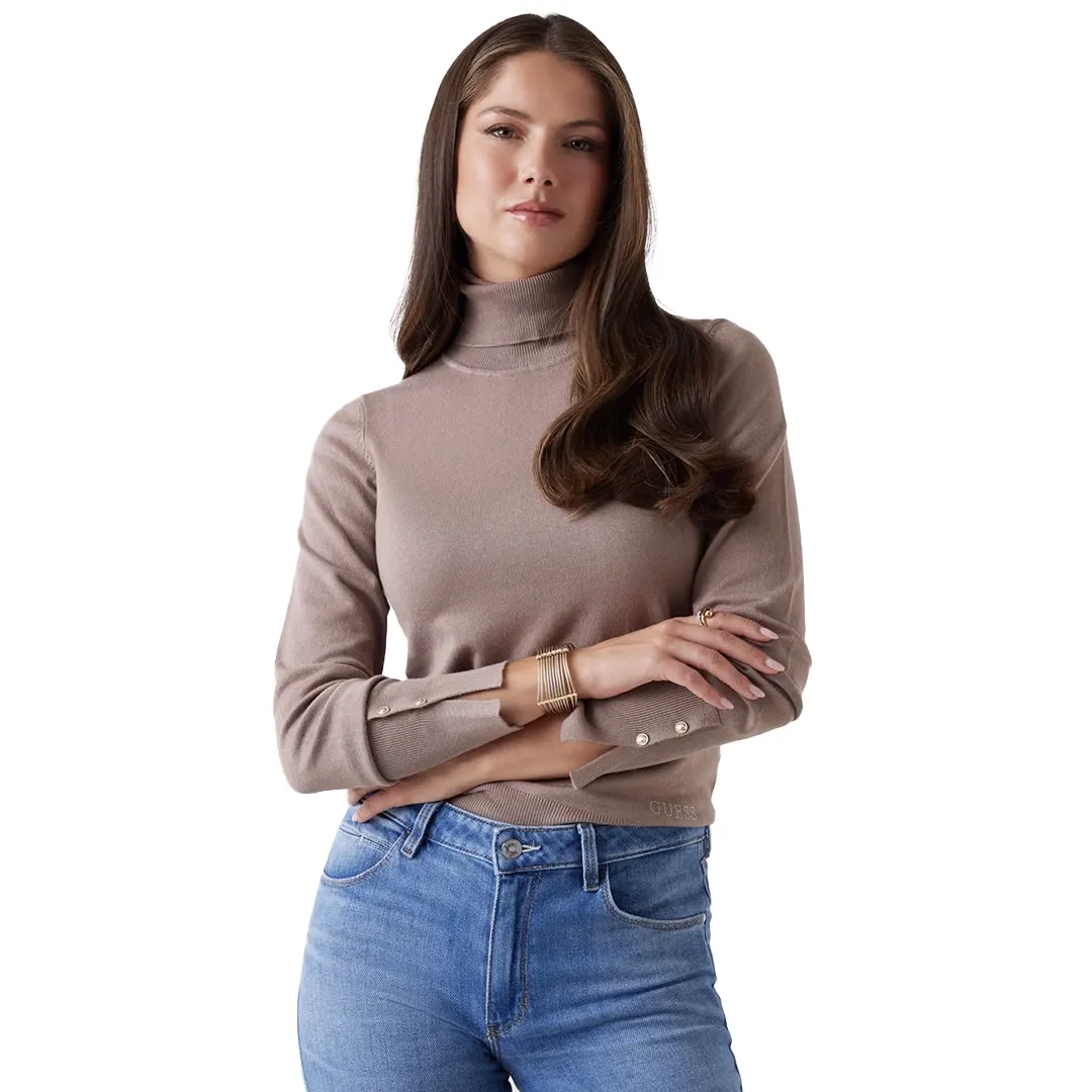 Collo Alto Donna - Beige - XS