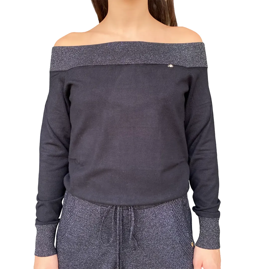 Maglia Scollo Barca Donna