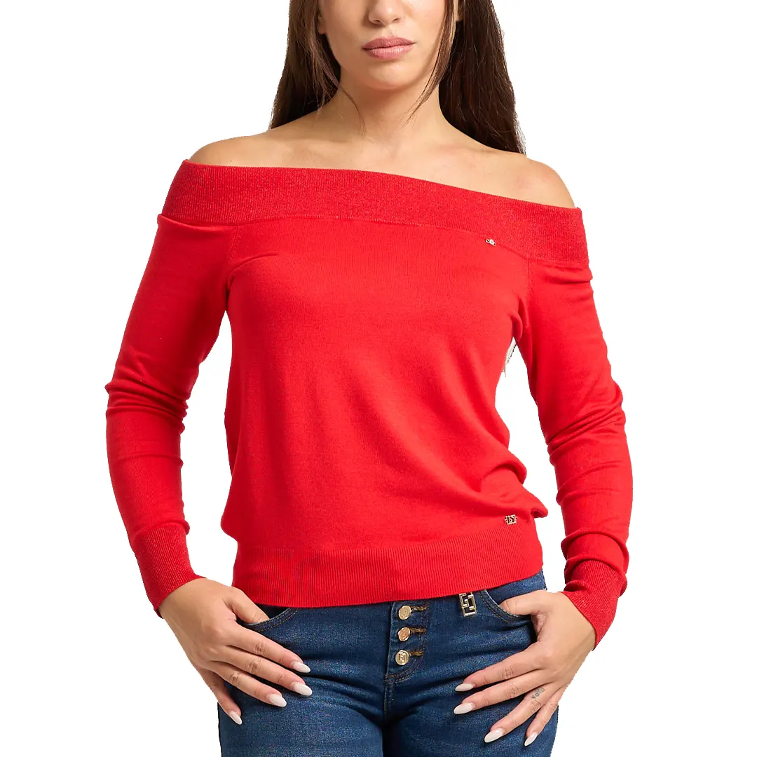 Maglia Scollo Barca Donna