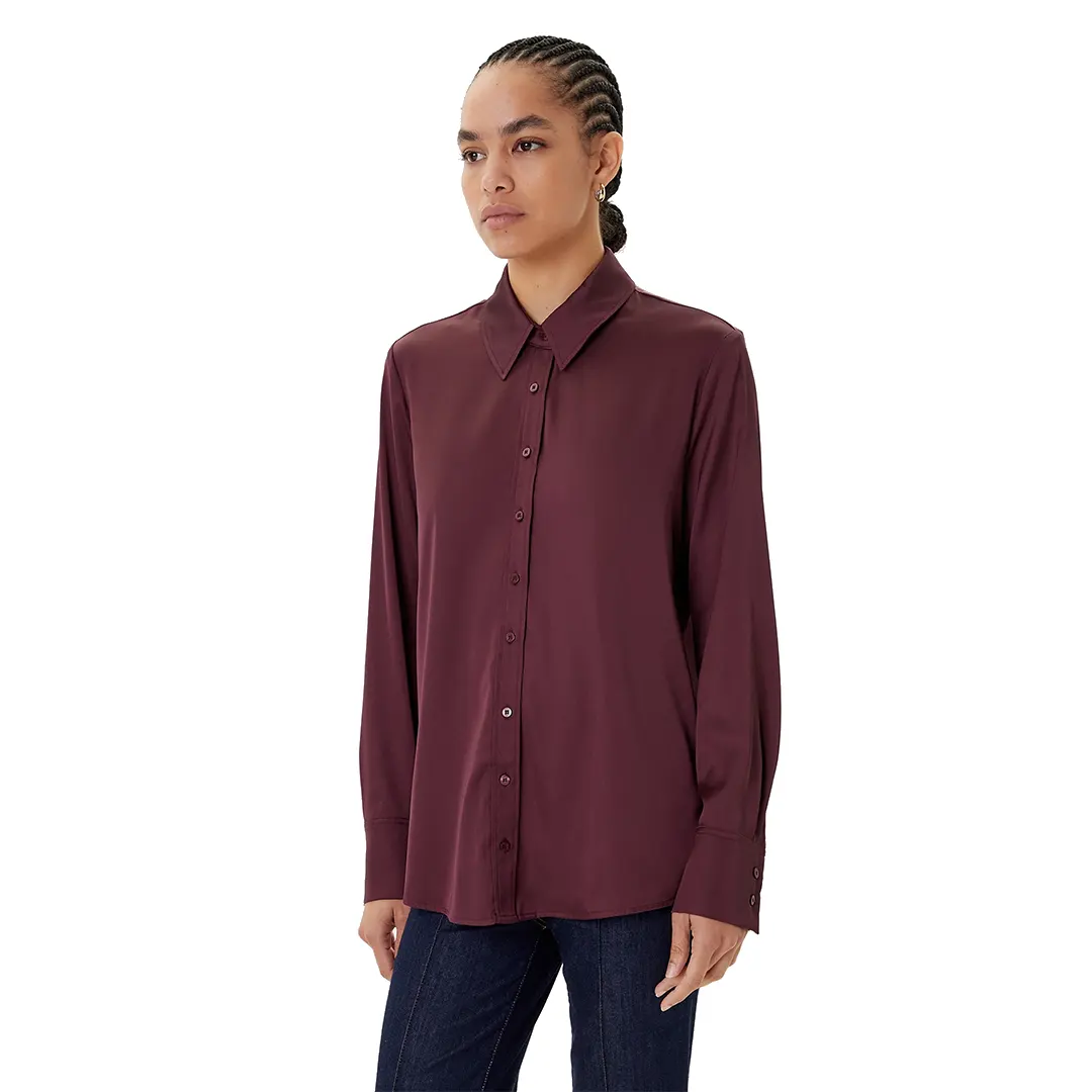 Camicia  Donna - Vino - S
