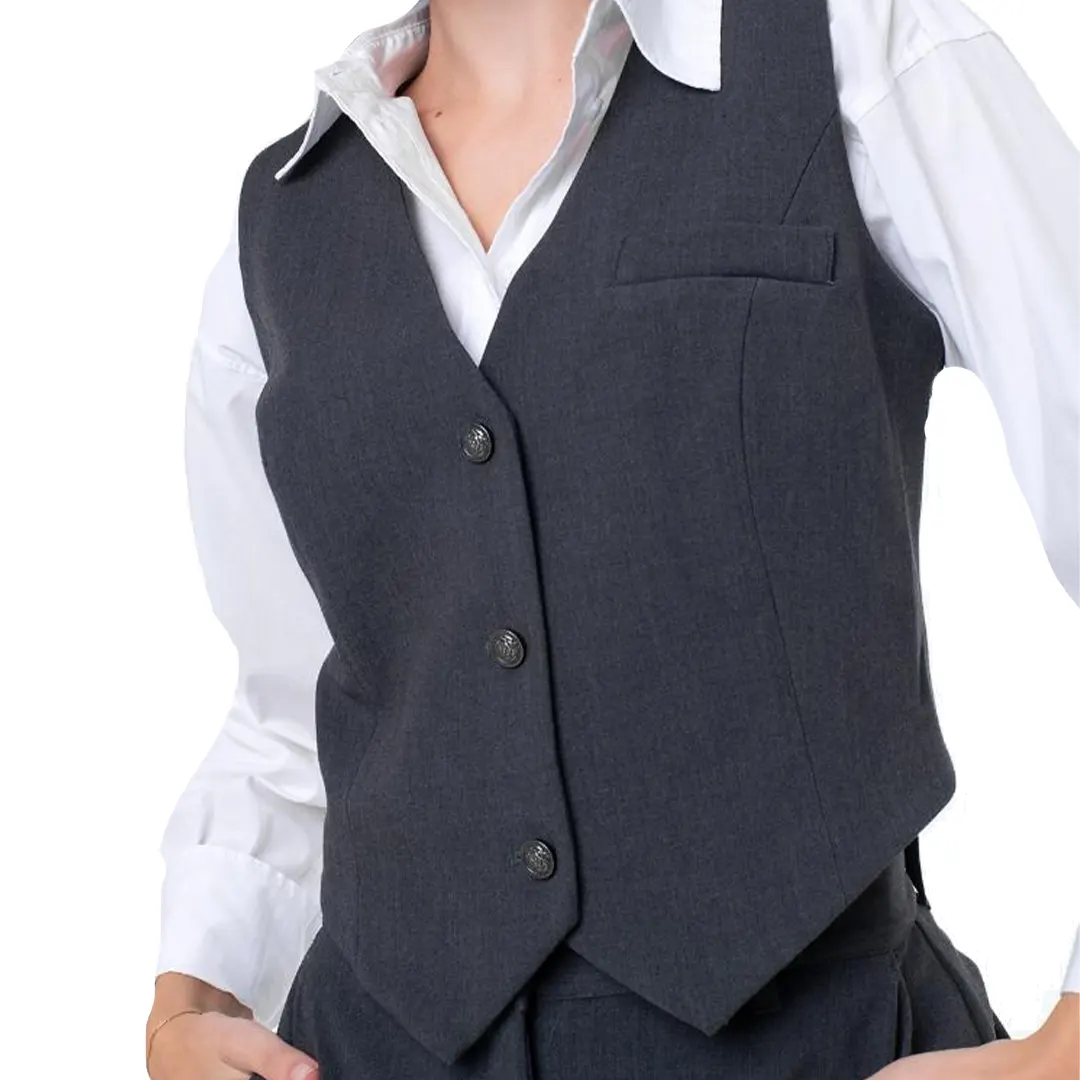 Gilet Donna - Grigio - XS