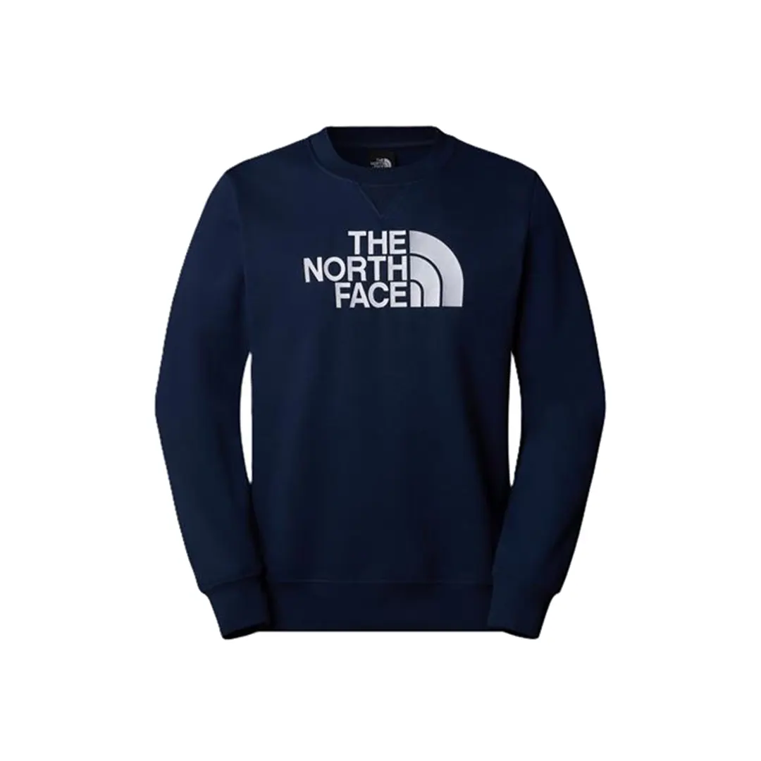 Felpa Girocollo - Navy Bianco - S