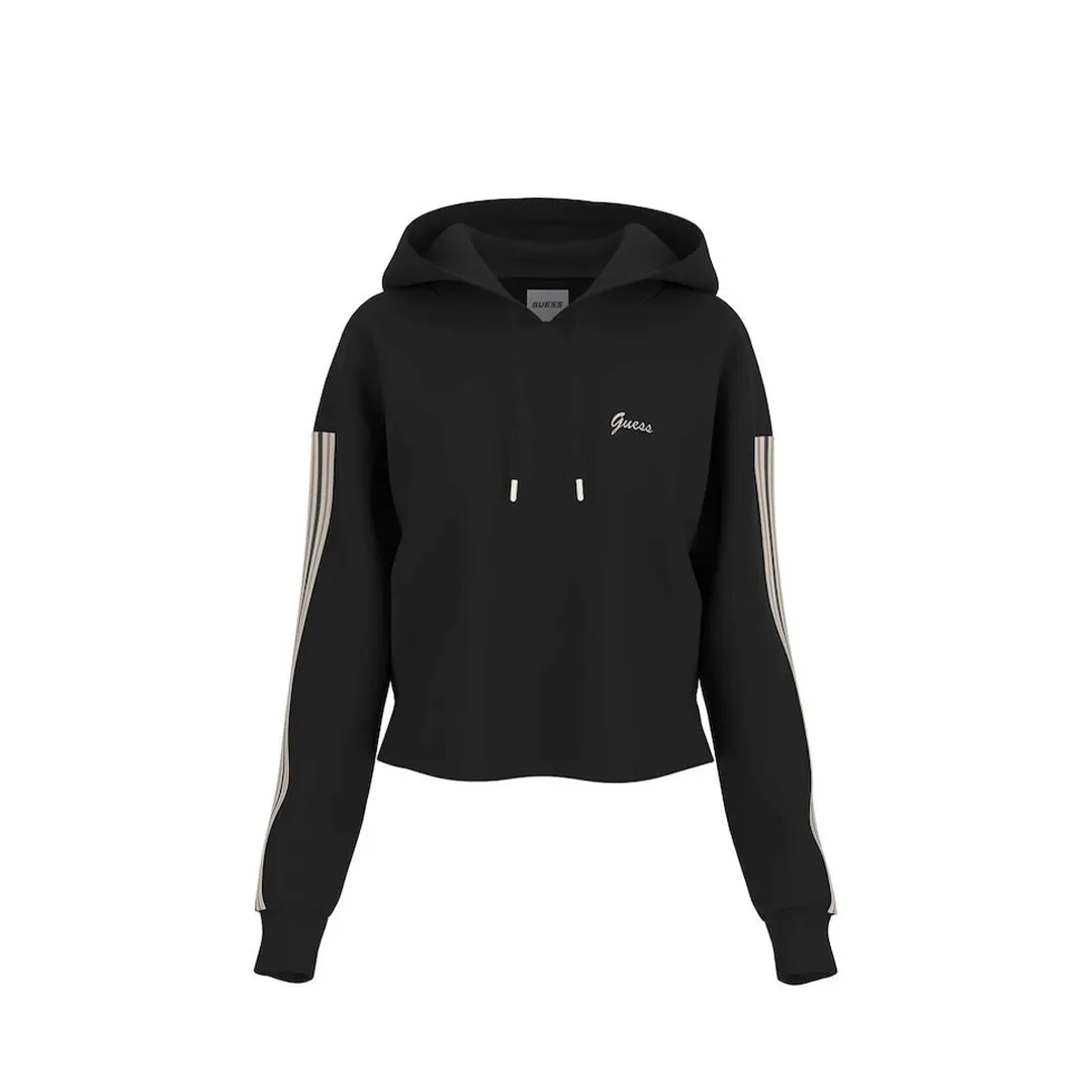 Felpa Cappuccio Donna - Nero - XS