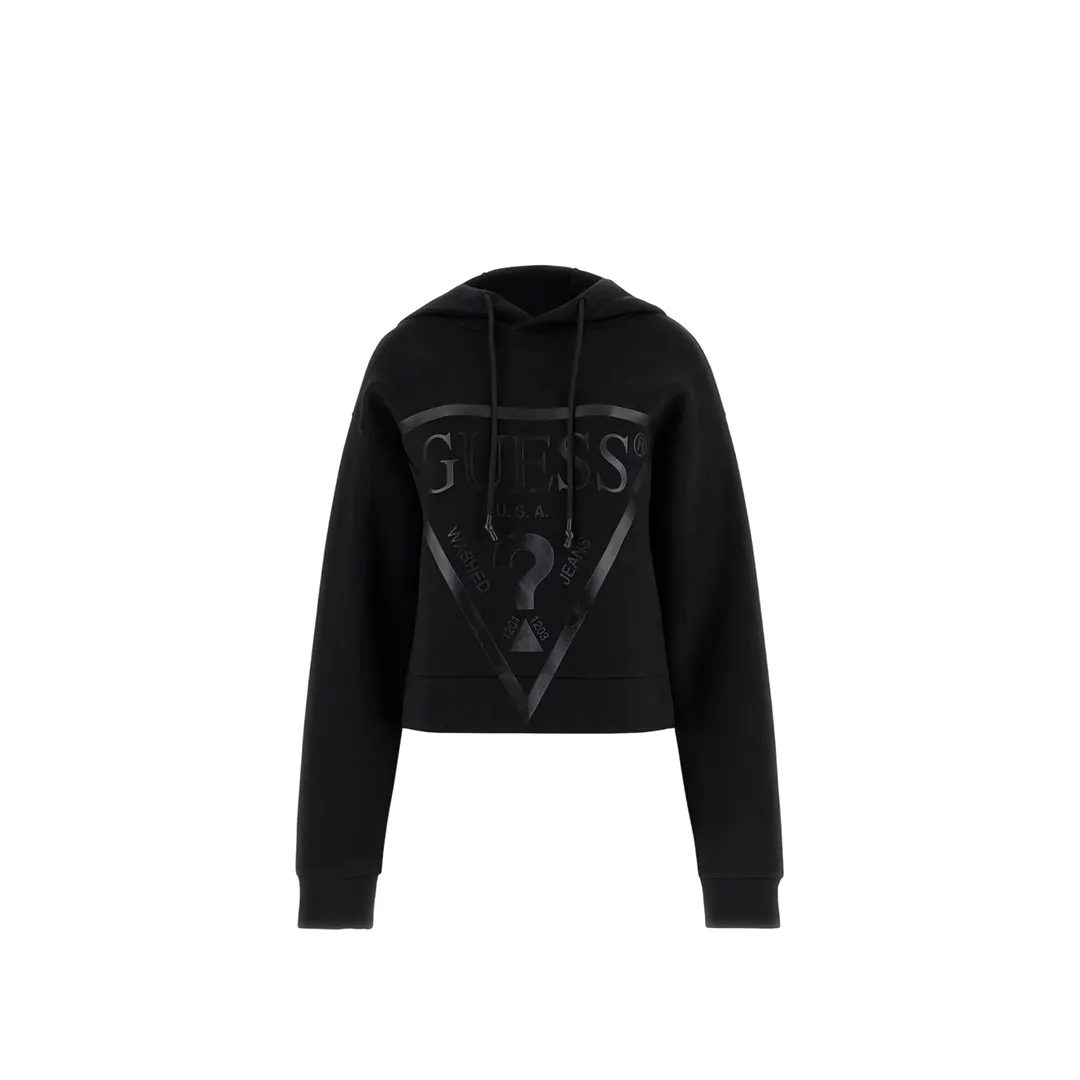 Felpa Cappuccio Donna - Nero - S