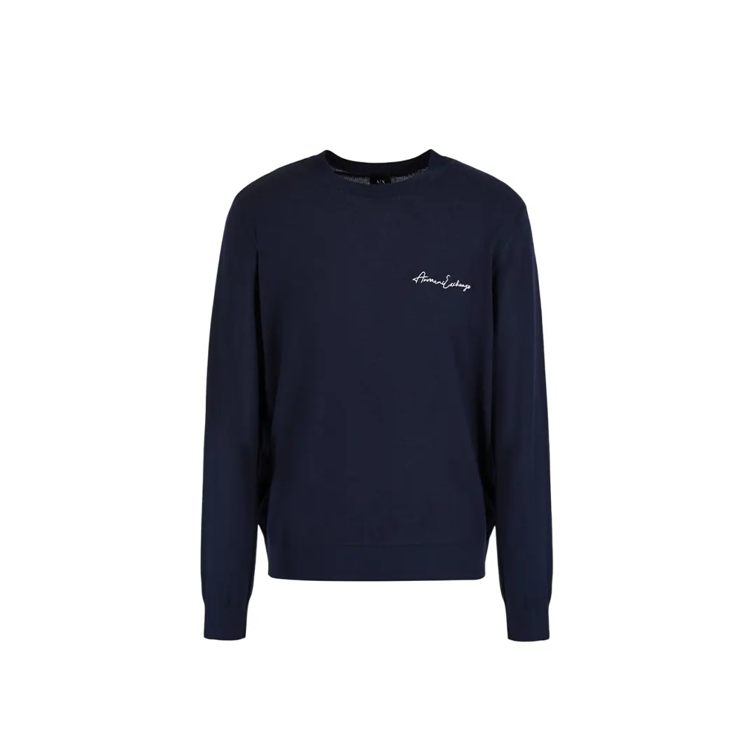 Pullover Maglia Misto Lana