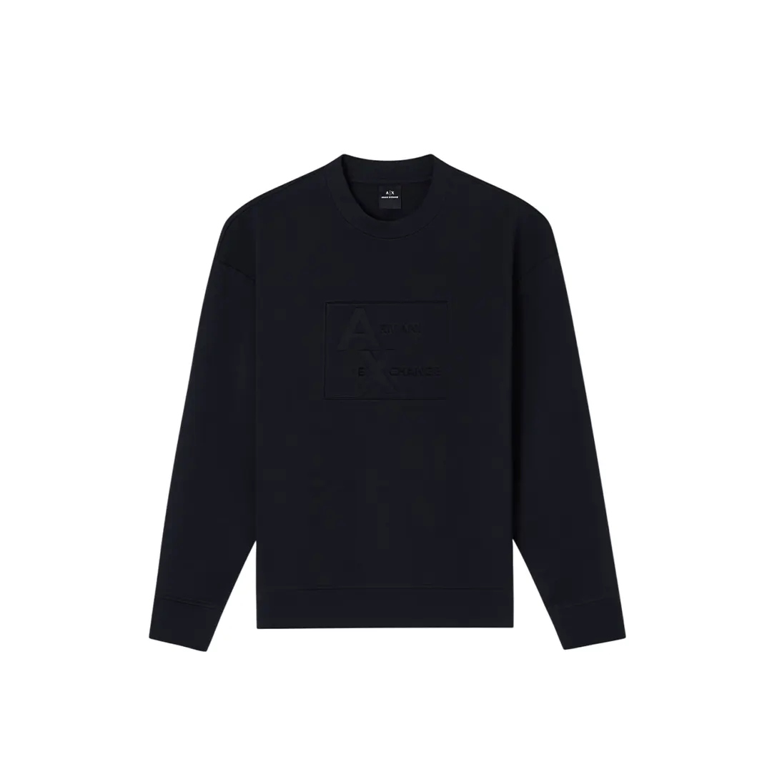 Felpa Logo Rilievo - Nero - XS