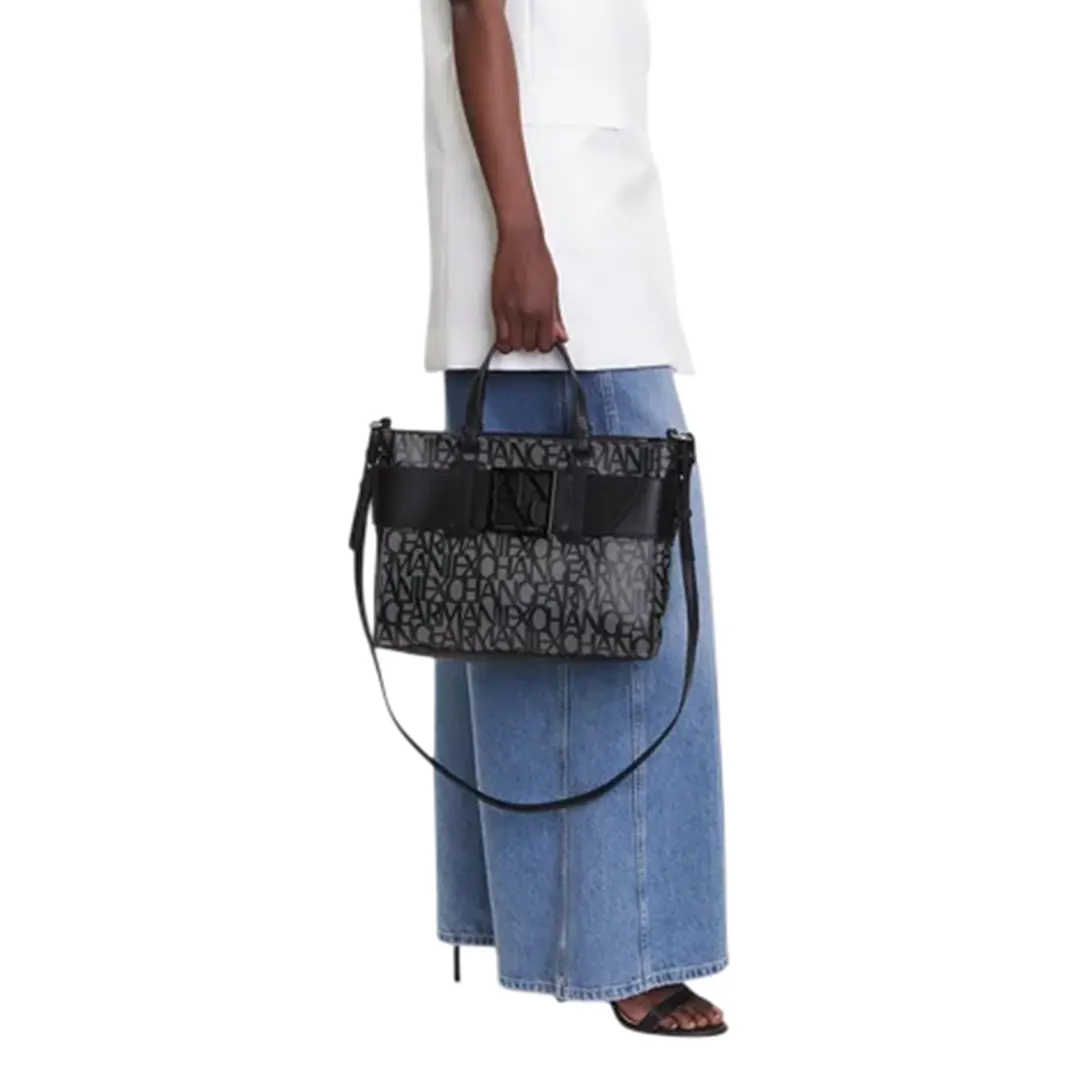 Borsa A Mano - Beige Nero