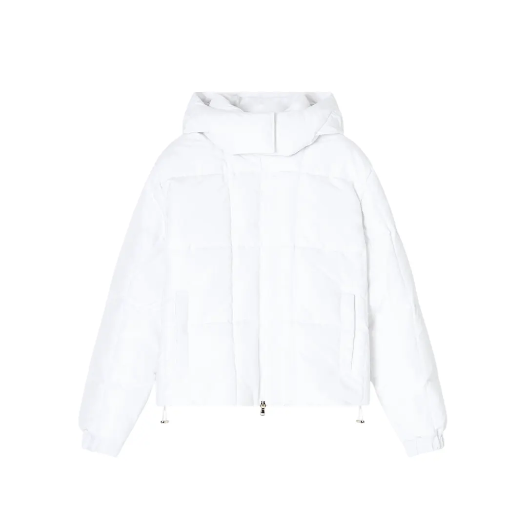 Giubbino Cappuccio Donna - Bianco - XS