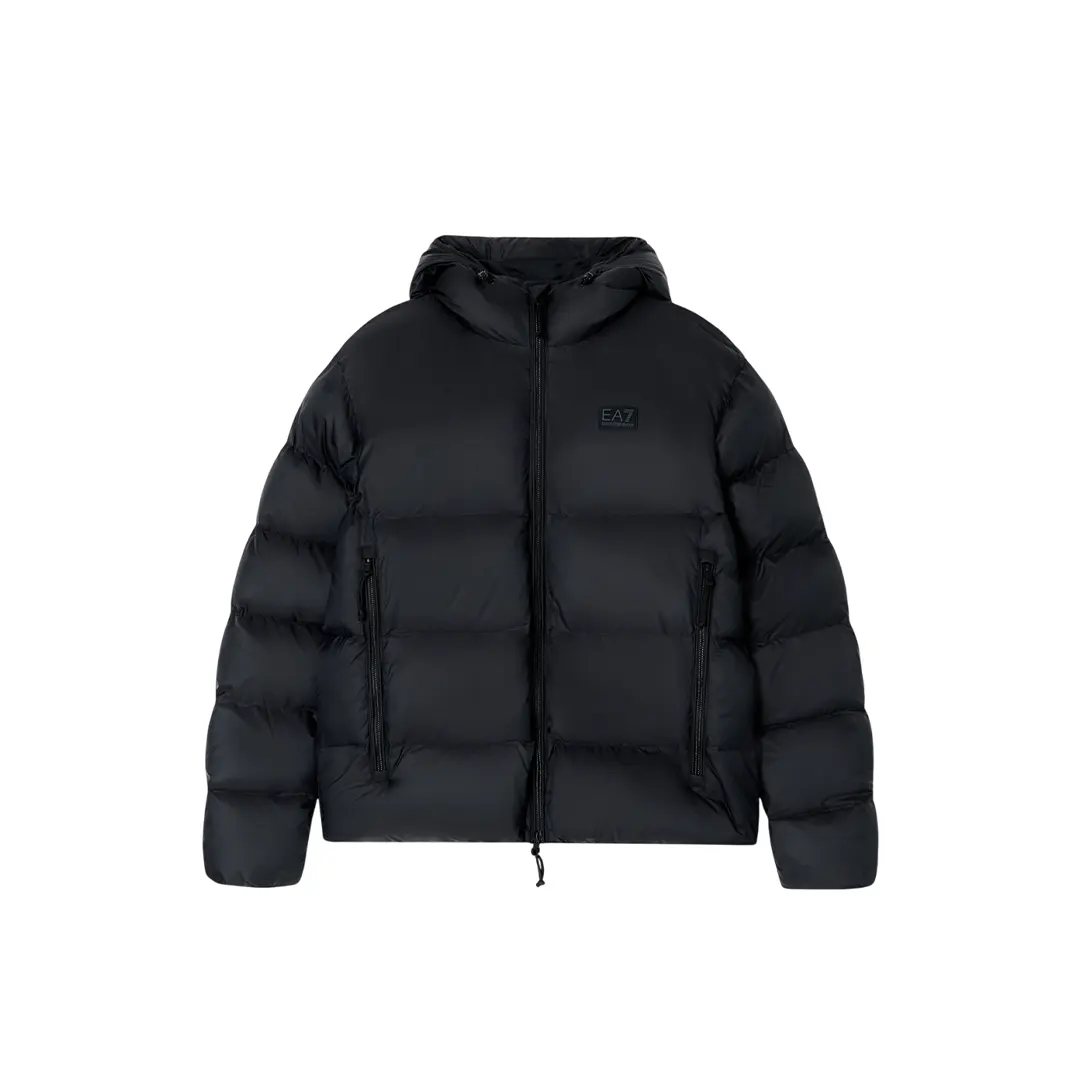 Piumino Cappuccio - Nero - S