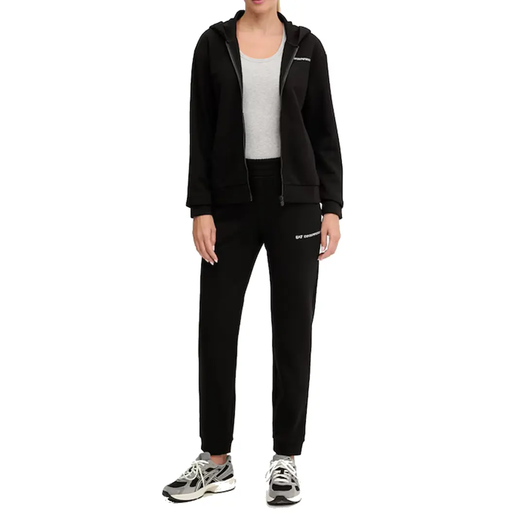 Tuta Cappuccio Zip Donna - Nero - S