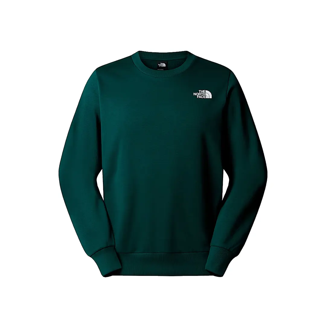 Felpa Girocollo - Verde Bottiglia - S