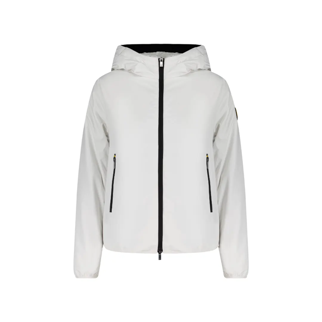 Giacca Corta Cappuccio Donna - Bianco - 40