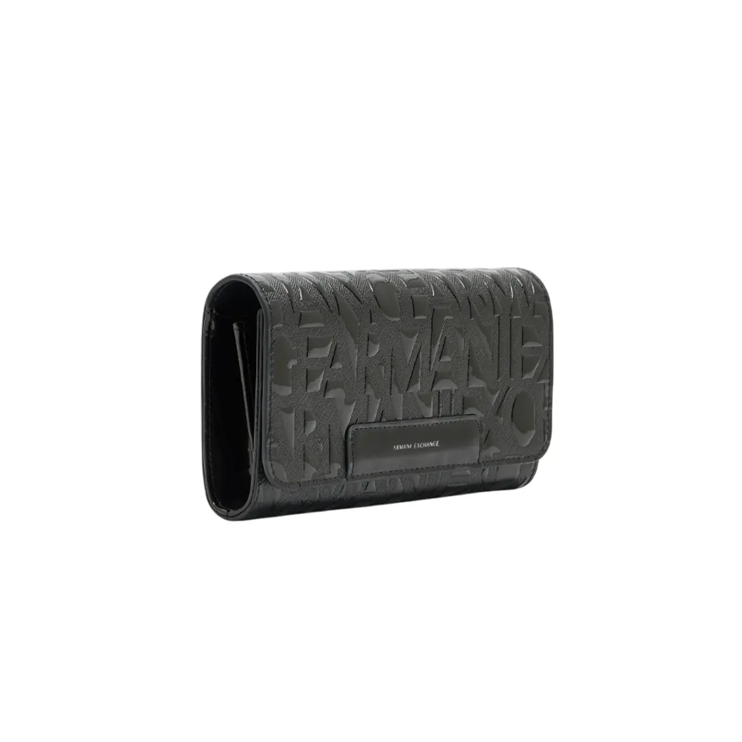 Mini Pochette Portafoglio Donna - Nero