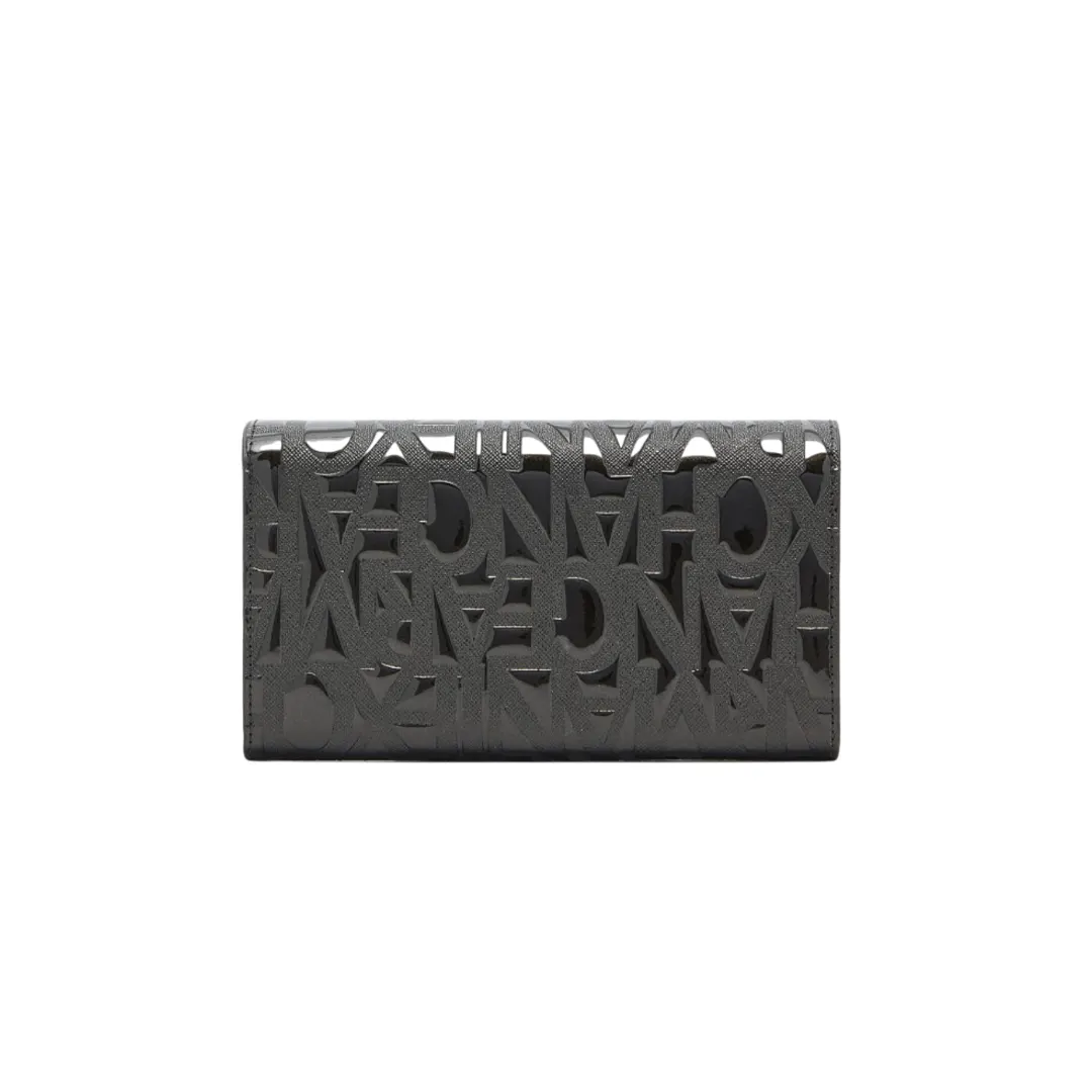 Mini Pochette Portafoglio Donna - Nero