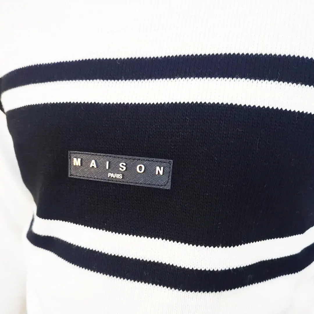 Maglione - Bianco Nero - M