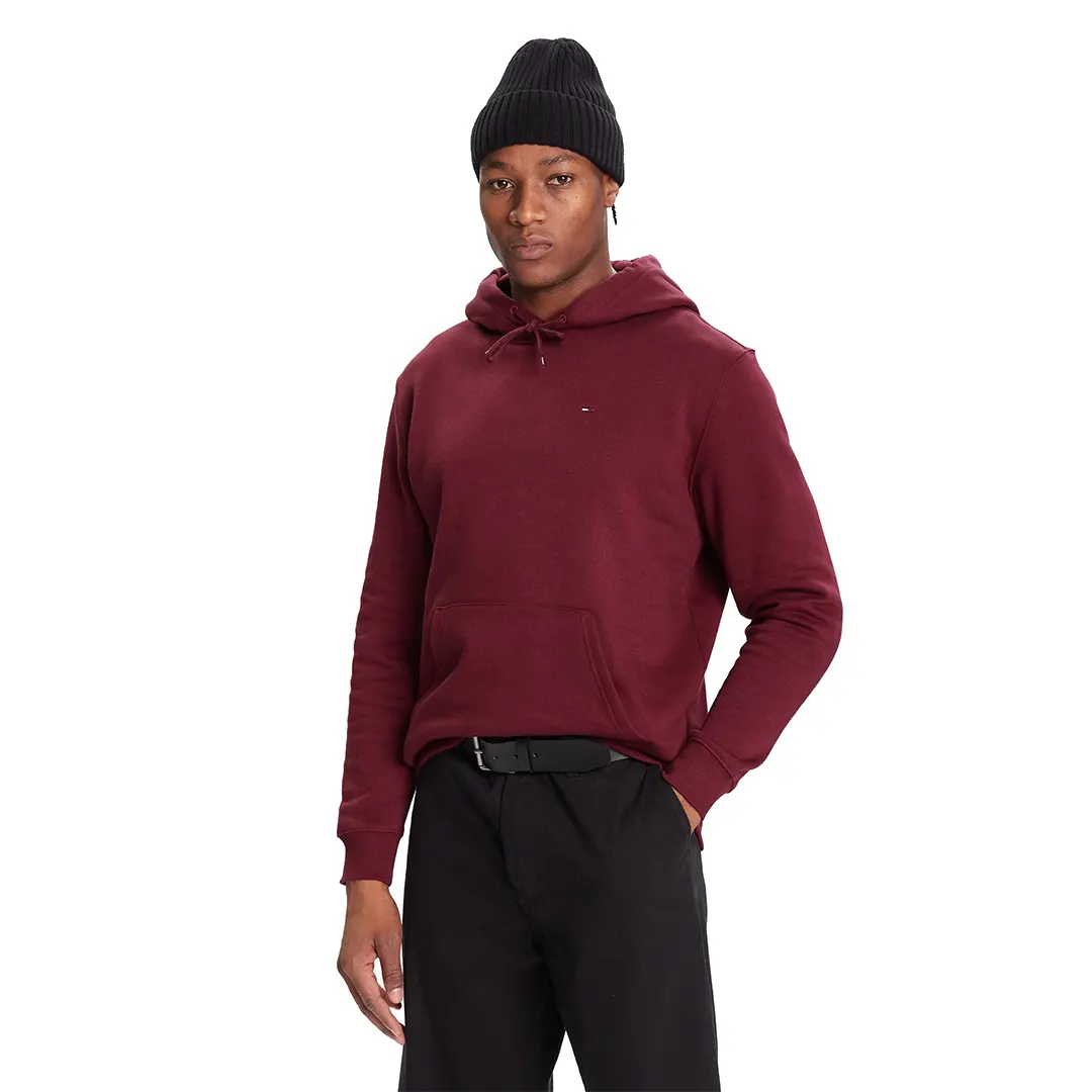 Felpa Cappuccio Scuba - Vino - S