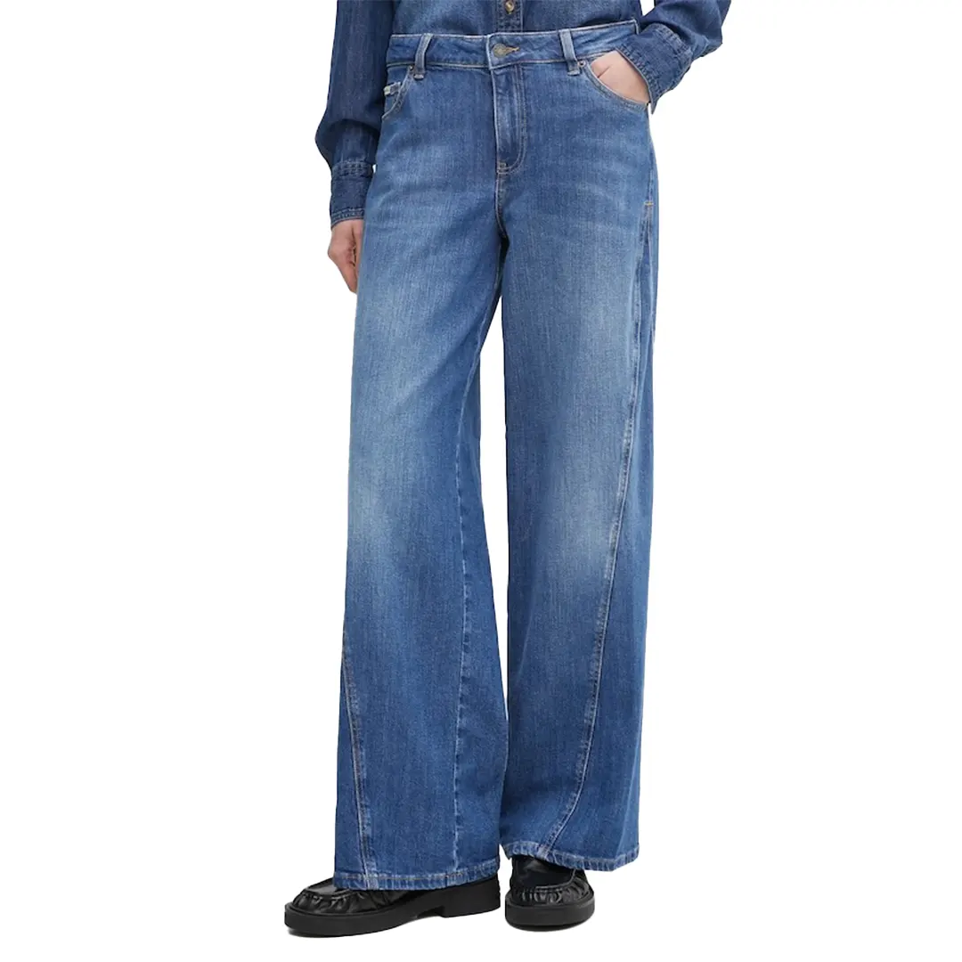 Jeans Gamba Larga Donna